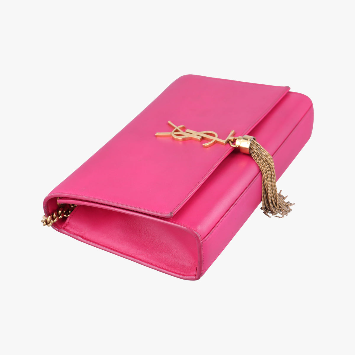 Pre-owned Yves Saint Laurent KATE Pink Leather 354119 shoulderbag | stylenewstar