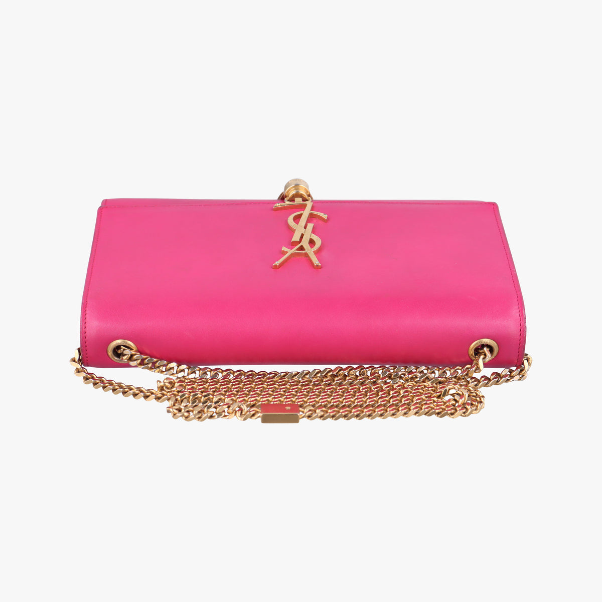 Pre-owned Yves Saint Laurent KATE Pink Leather 354119 shoulderbag | stylenewstar