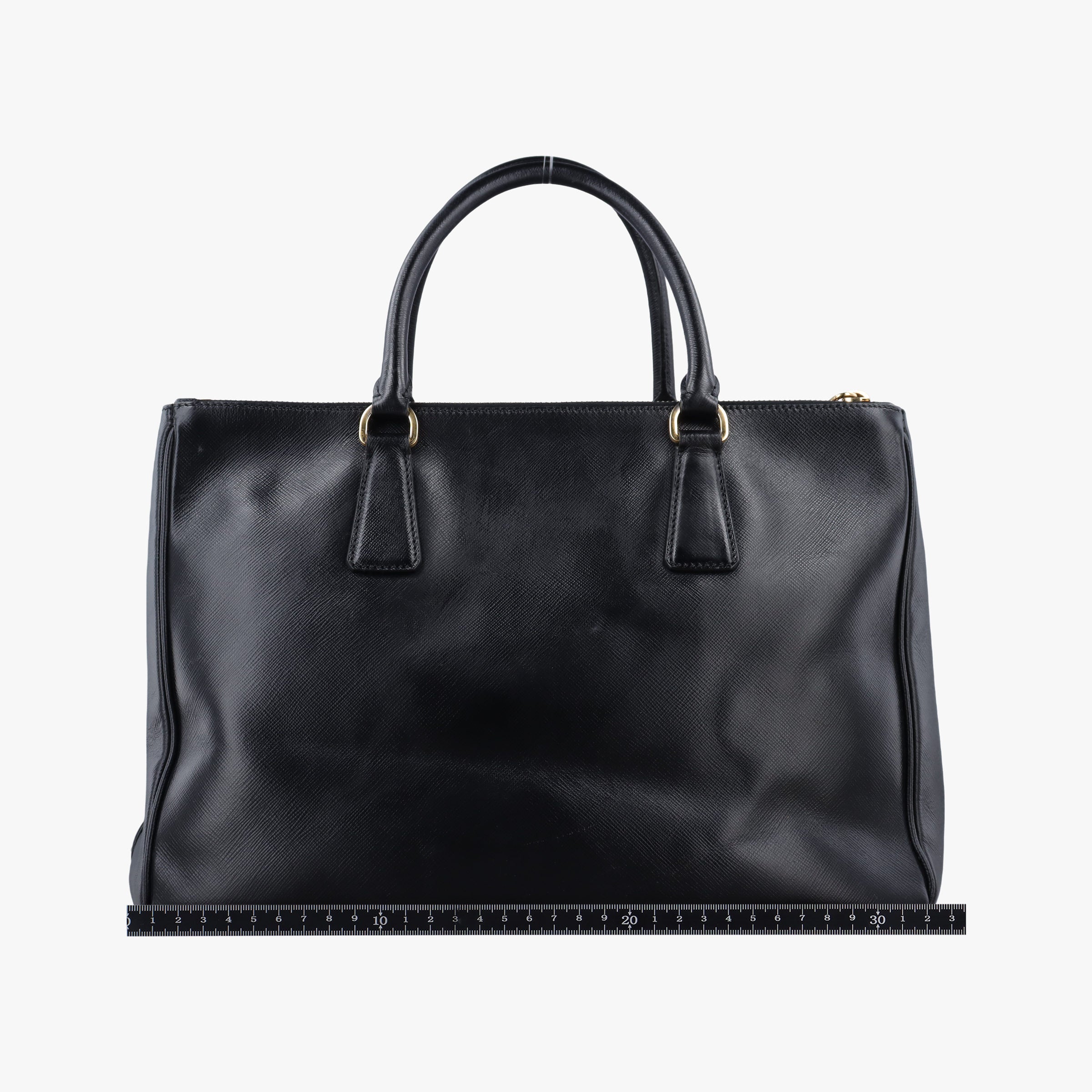 Pre-owned Prada Galleria Black SAFFIANO Leather BN2274 shoulderbag | stylenewstar