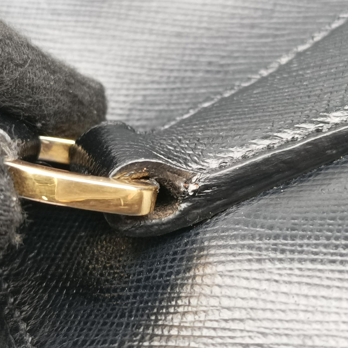Pre-owned Prada Galleria Black SAFFIANO Leather BN2274 shoulderbag | stylenewstar