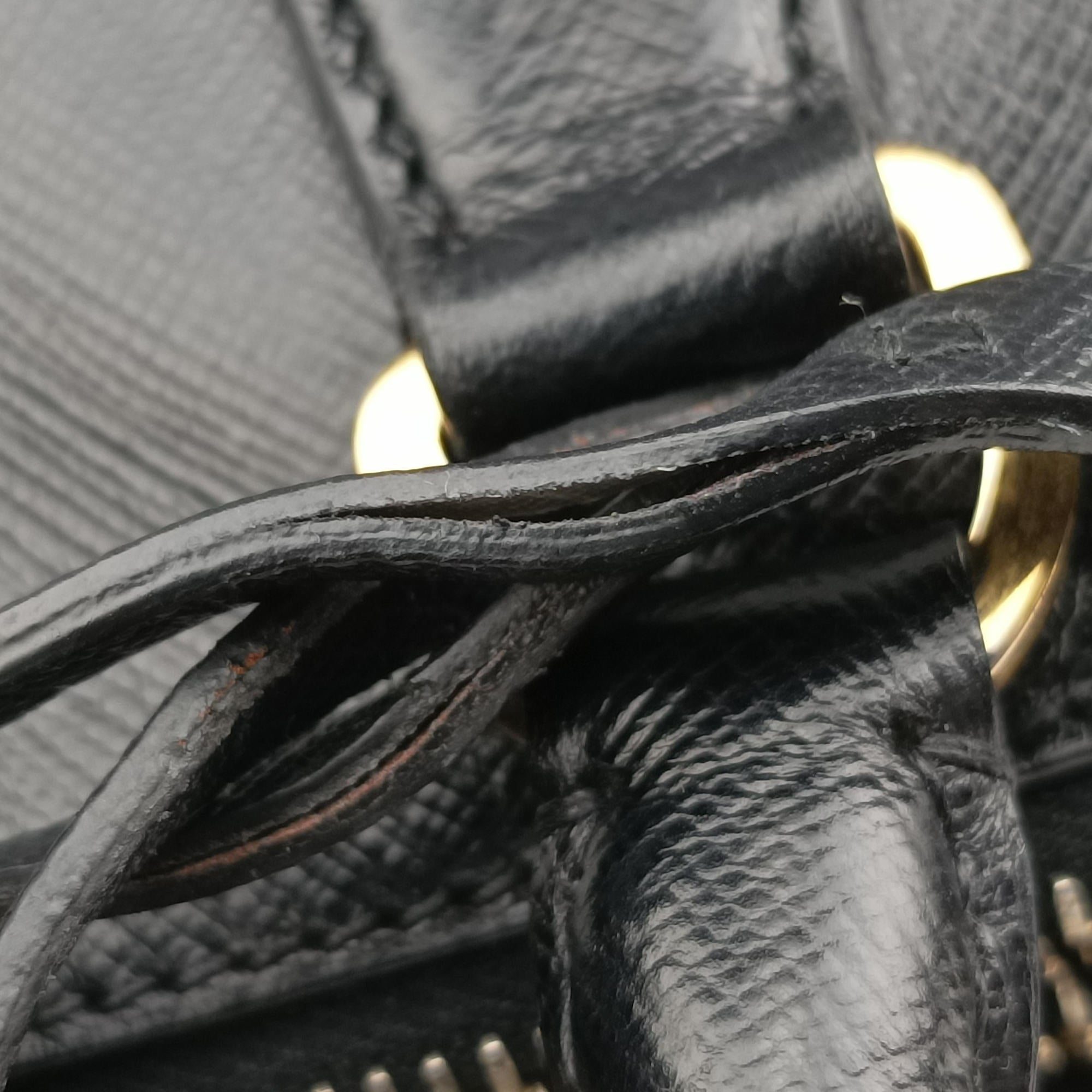 Pre-owned Prada Galleria Black SAFFIANO Leather BN2274 shoulderbag | stylenewstar