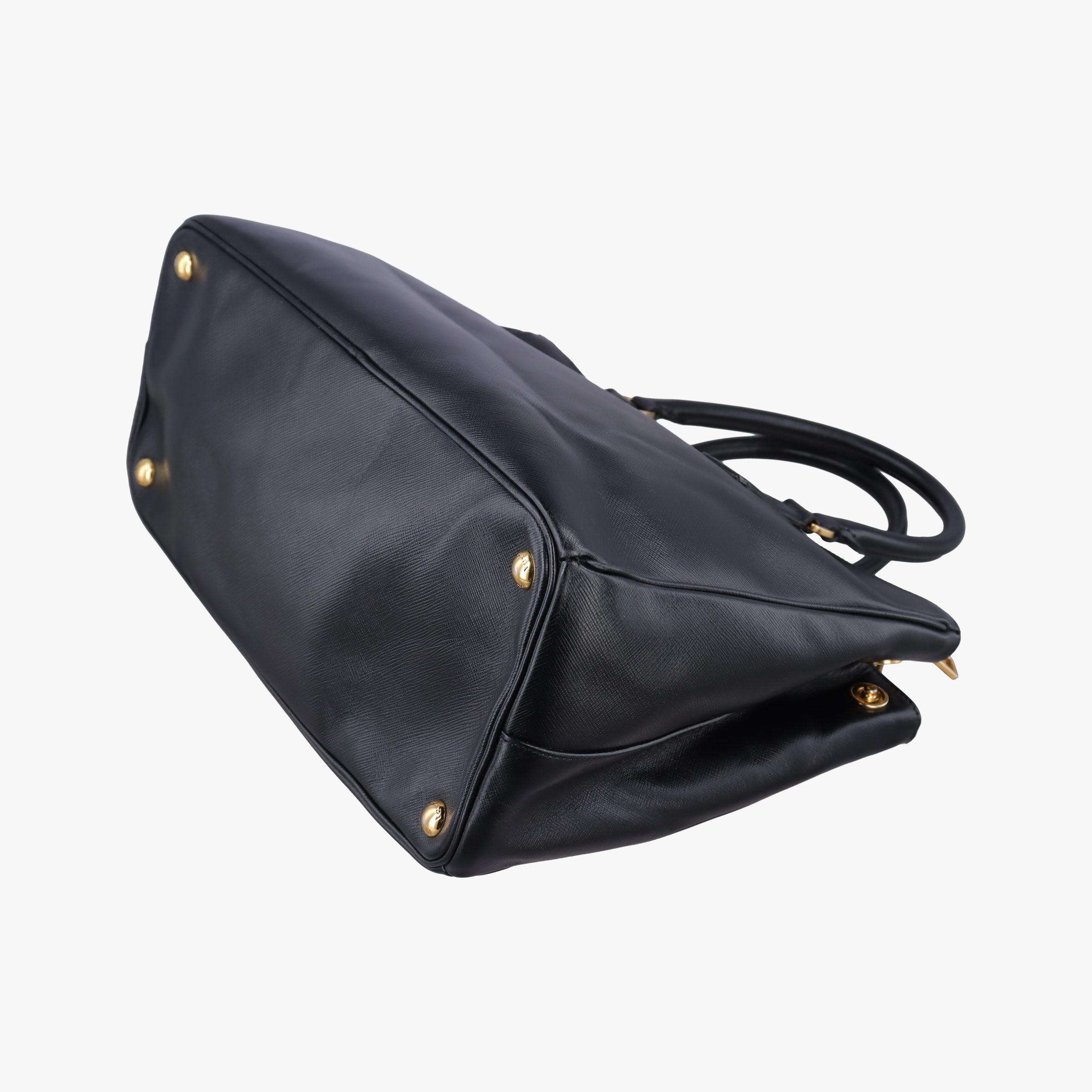 Pre-owned Prada Galleria Black SAFFIANO Leather BN2274 shoulderbag | stylenewstar