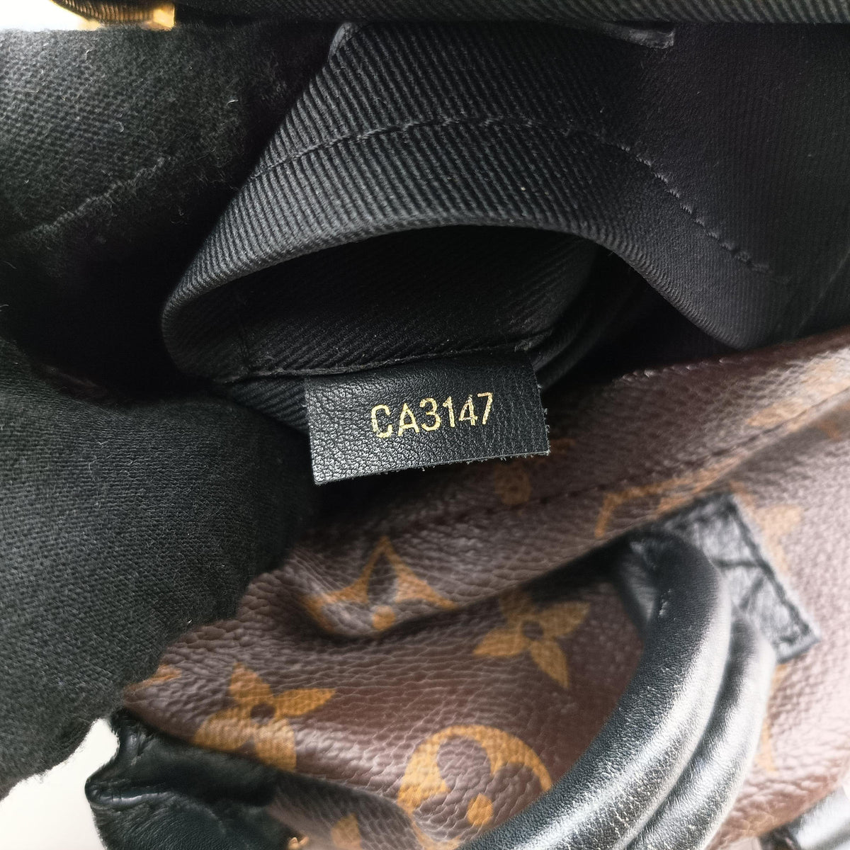 Vintage Louis Vuitton Palm Springs Backpack MINI Monogram x Noir Monogram Canvas M41562 backpack/rucksack | stylenewstar