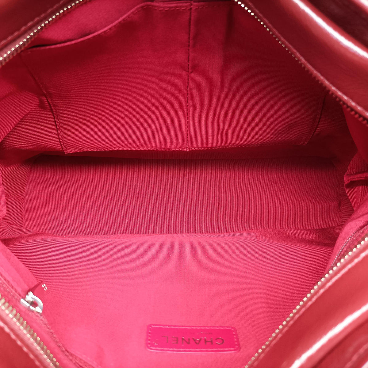 Pre-owned Chanel GABRIELLE Blue×Black×Red Leather×Suede A93825 shoulderbag | stylenewstar