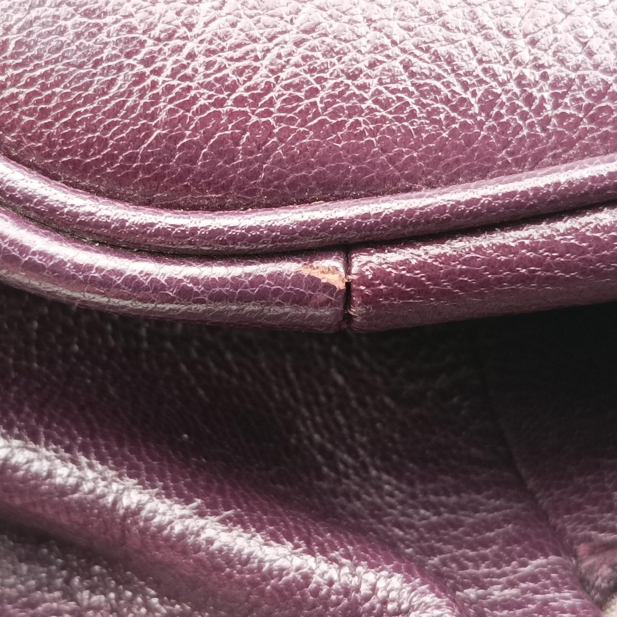 Pre-owned Bottega Veneta Intrecciato business Purple Leather  handbag | stylenewstar