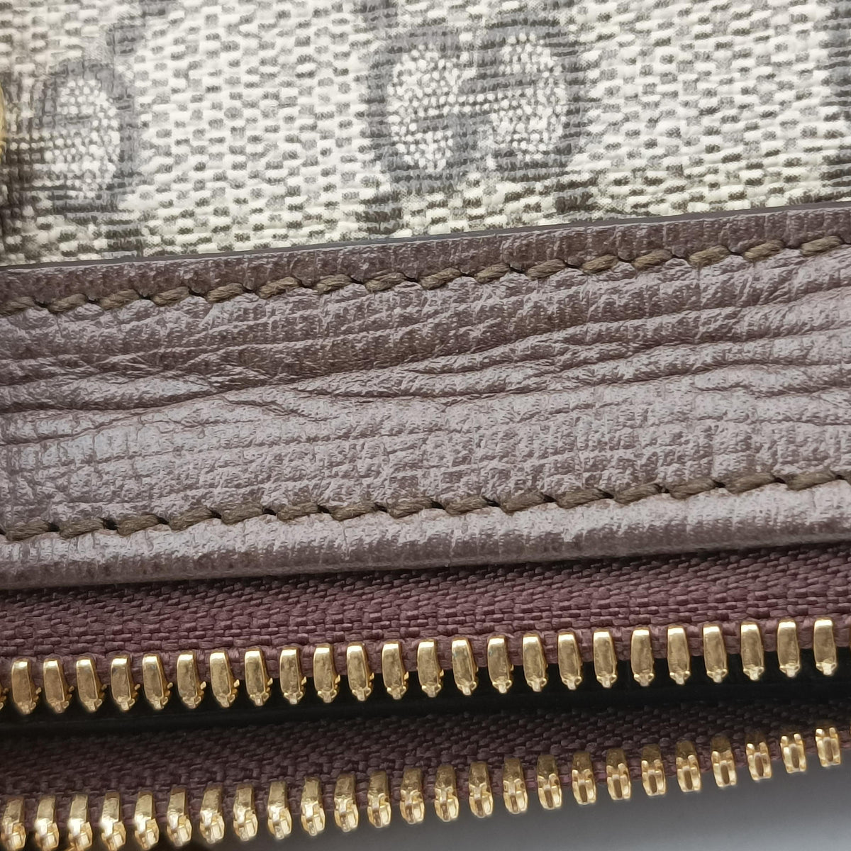 Vintage Gucci Ophidia Beige×Brown PVC coated canvas×Leather 524537 shoulderbag | stylenewstar