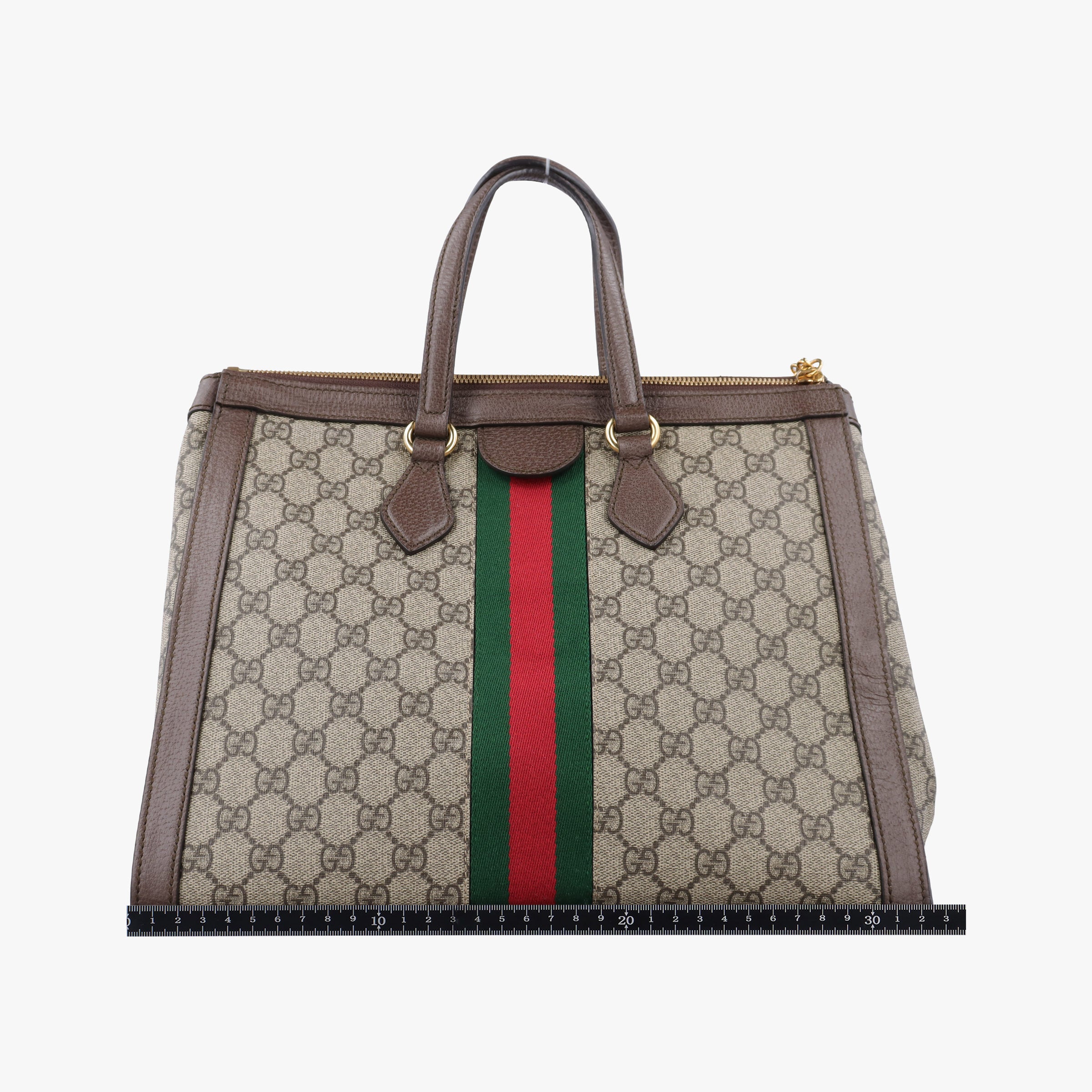 Vintage Gucci Ophidia Beige×Brown PVC coated canvas×Leather 524537 shoulderbag | stylenewstar