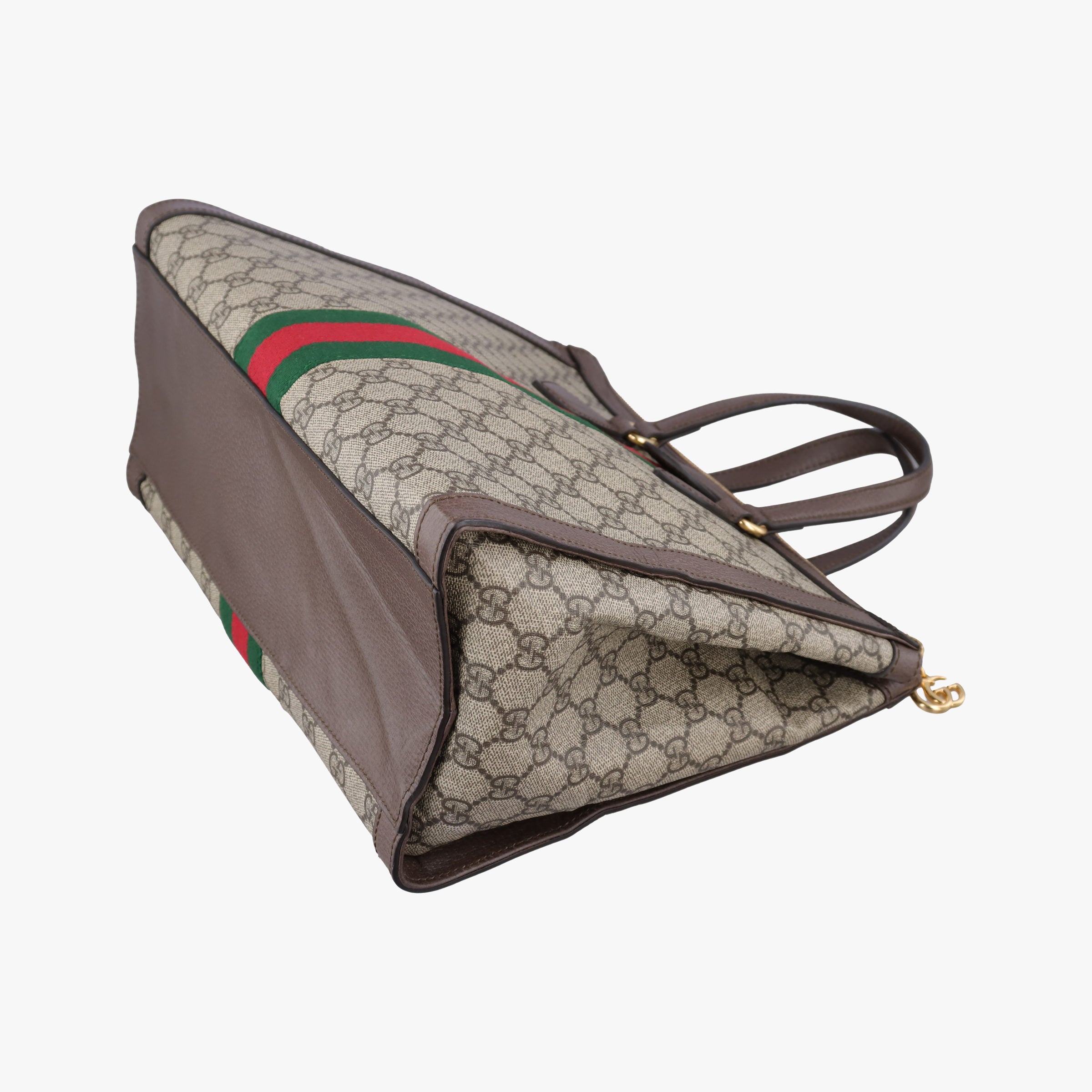 Vintage Gucci Ophidia Beige×Brown PVC coated canvas×Leather 524537 shoulderbag | stylenewstar