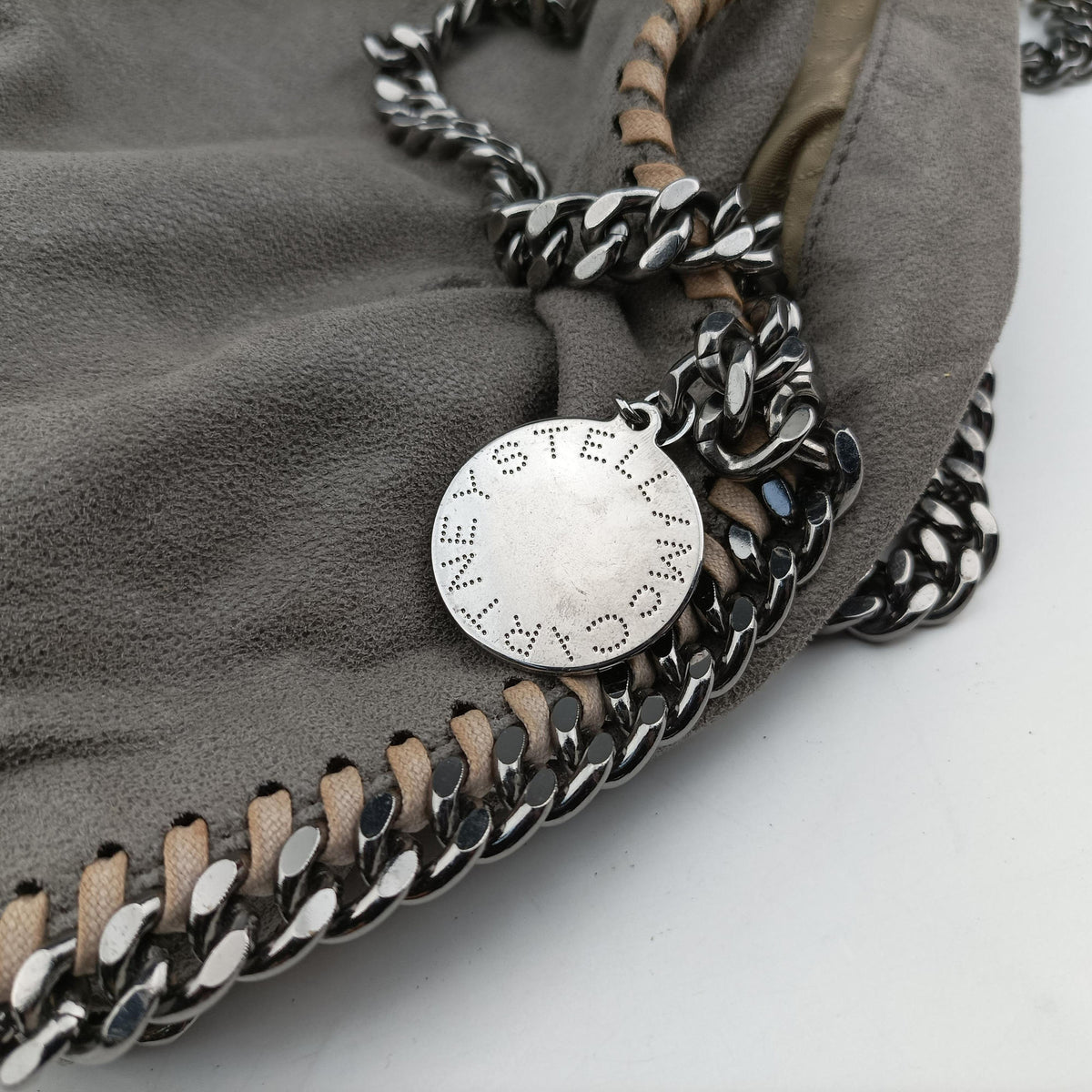 Pre-owned Stella McCartney Falabella Grey Vegan leather  shoulderbag | stylenewstar