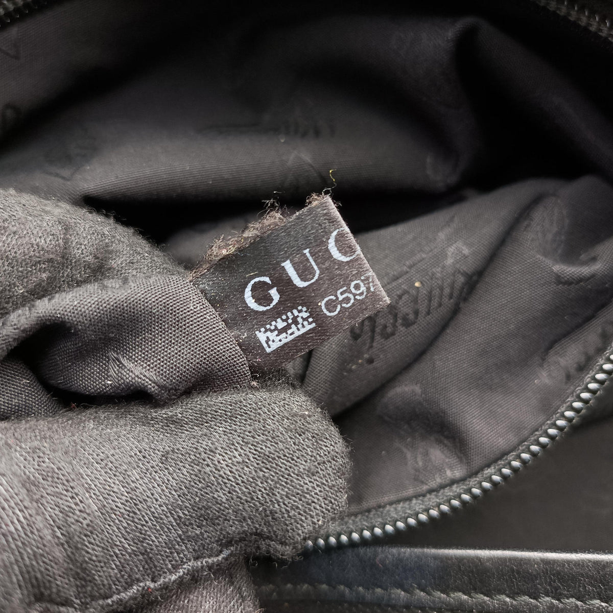 Pre-owned Gucci GG Imprime Messenger Black PVC coated canvas 201725 shoulderbag | stylenewstar