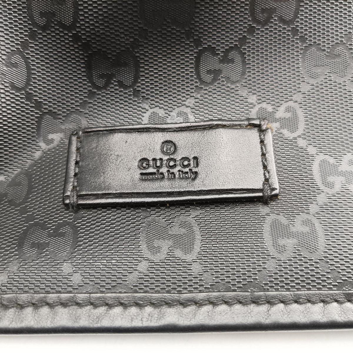 Pre-owned Gucci GG Imprime Messenger Black PVC coated canvas 201725 shoulderbag | stylenewstar