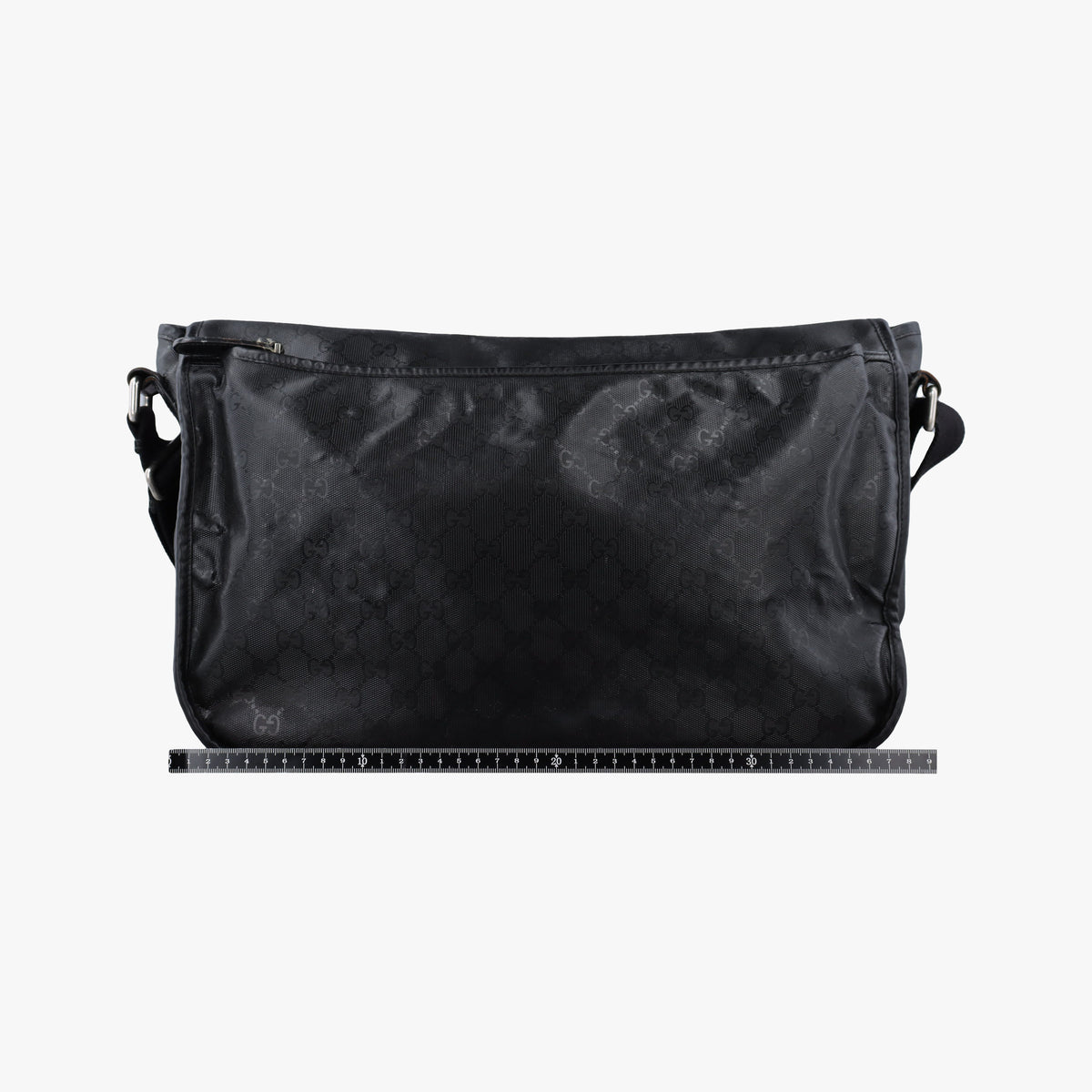 Pre-owned Gucci GG Imprime Messenger Black PVC coated canvas 201725 shoulderbag | stylenewstar