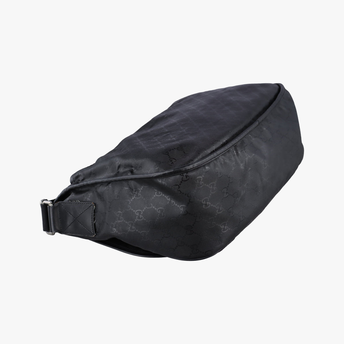 Pre-owned Gucci GG Imprime Messenger Black PVC coated canvas 201725 shoulderbag | stylenewstar