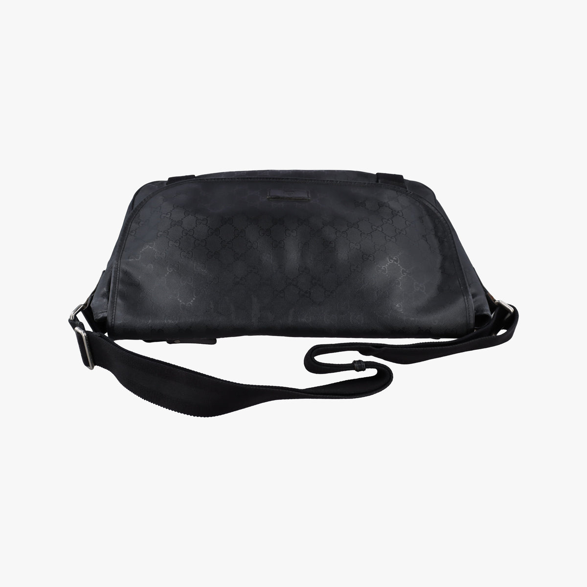 Pre-owned Gucci GG Imprime Messenger Black PVC coated canvas 201725 shoulderbag | stylenewstar