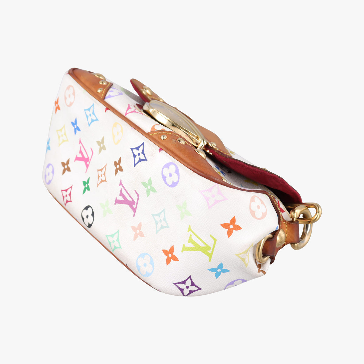 Pre-owned Louis Vuitton MARILYN white Monogram Multicolor M40127 shoulderbag | stylenewstar