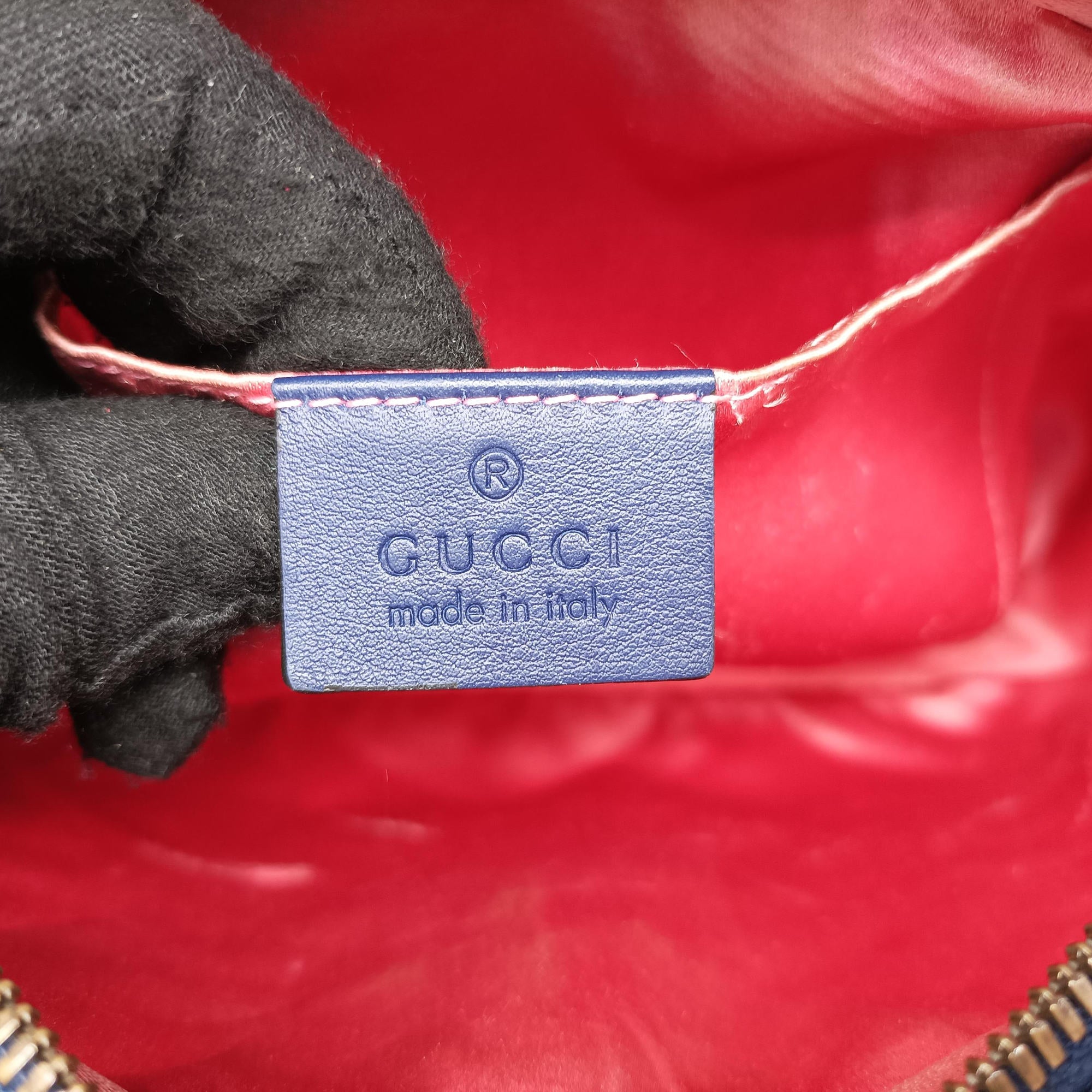 Vintage Gucci GG Marmont Blue velour 447632 shoulderbag | stylenewstar