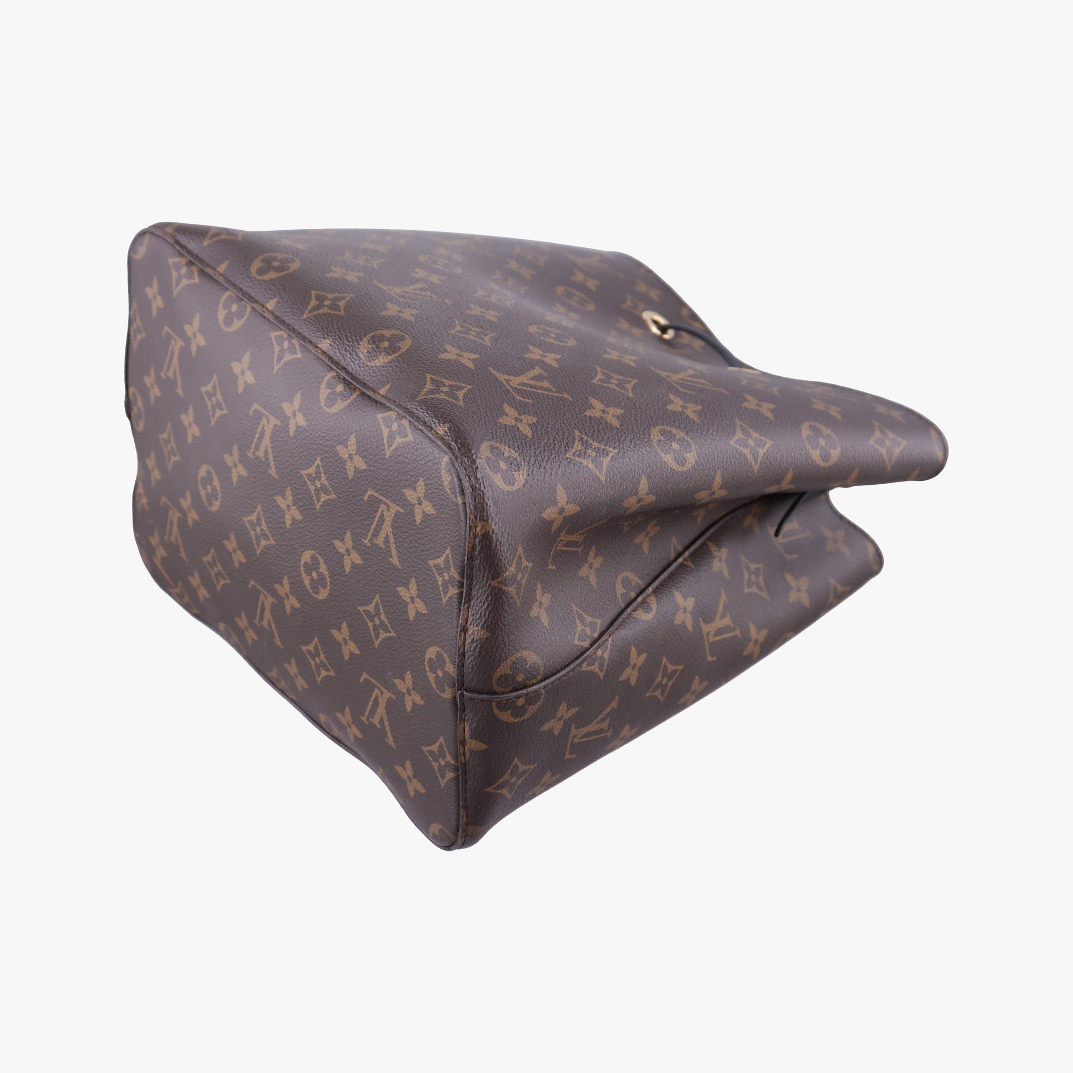 Pre-owned Louis Vuitton NeoNoe BROWN×Noir Monogram Canvas M44020 shoulderbag | stylenewstar