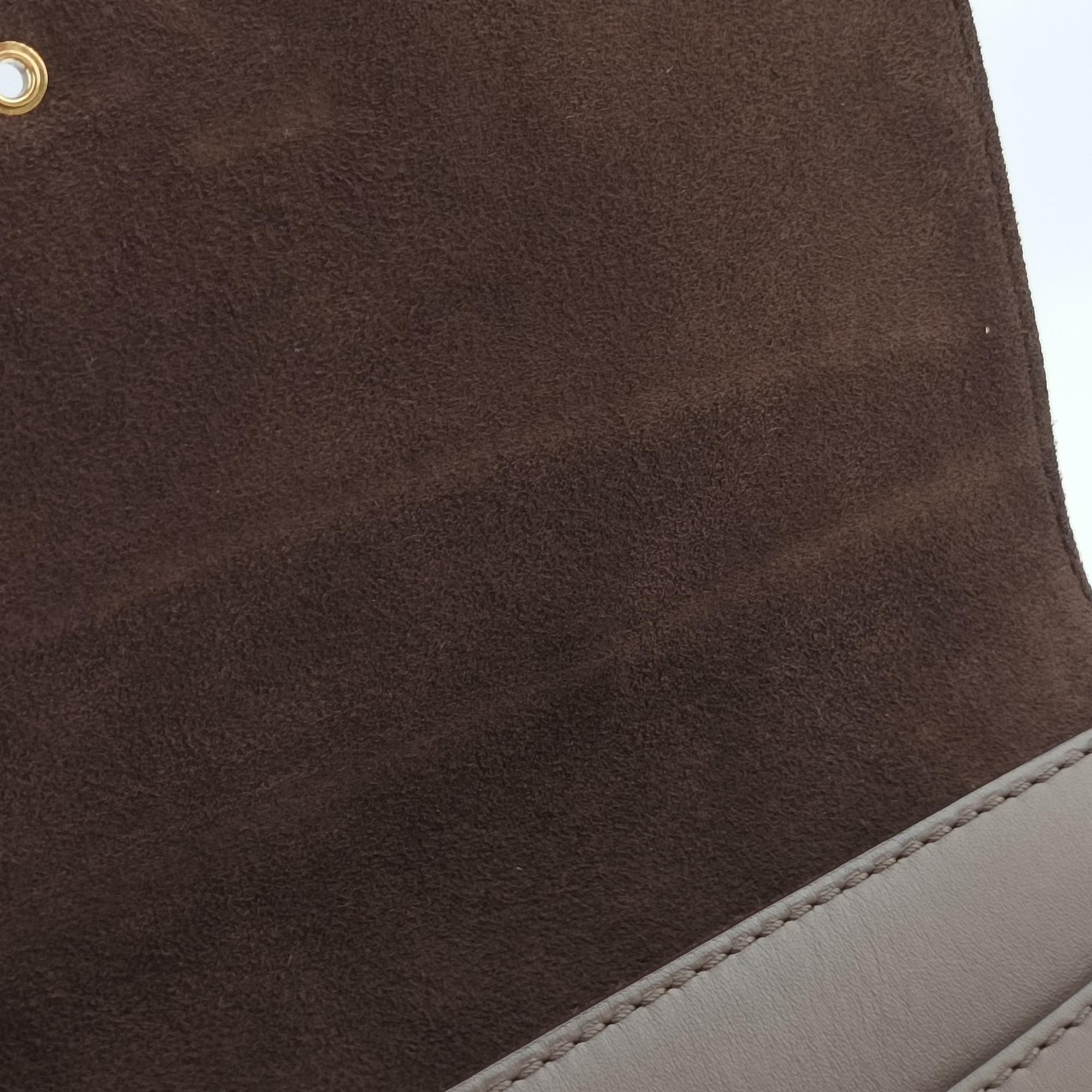 Pre-owned Louis Vuitton LOUISE MM Brown Leather M94647 shoulderbag | stylenewstar