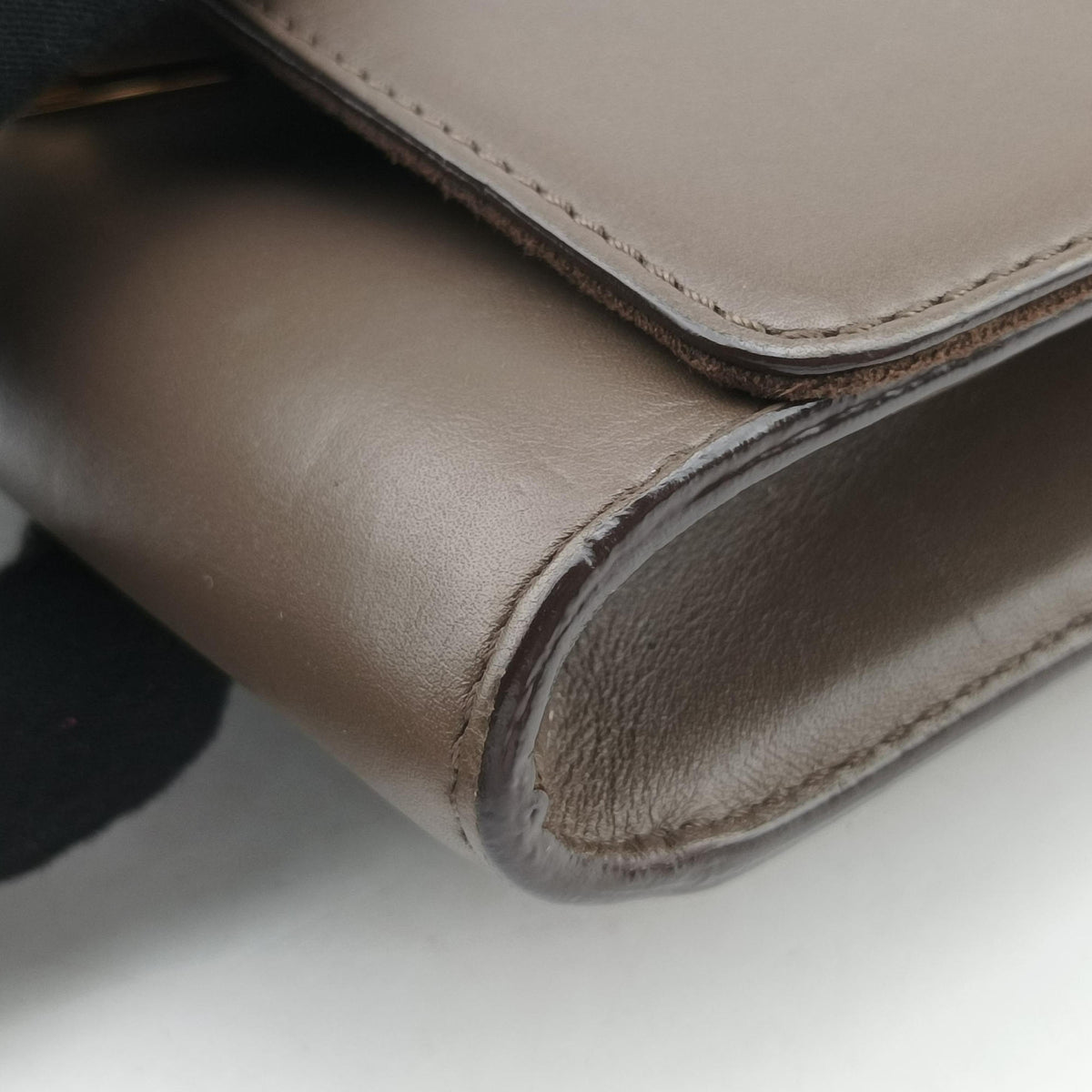 Pre-owned Louis Vuitton LOUISE MM Brown Leather M94647 shoulderbag | stylenewstar