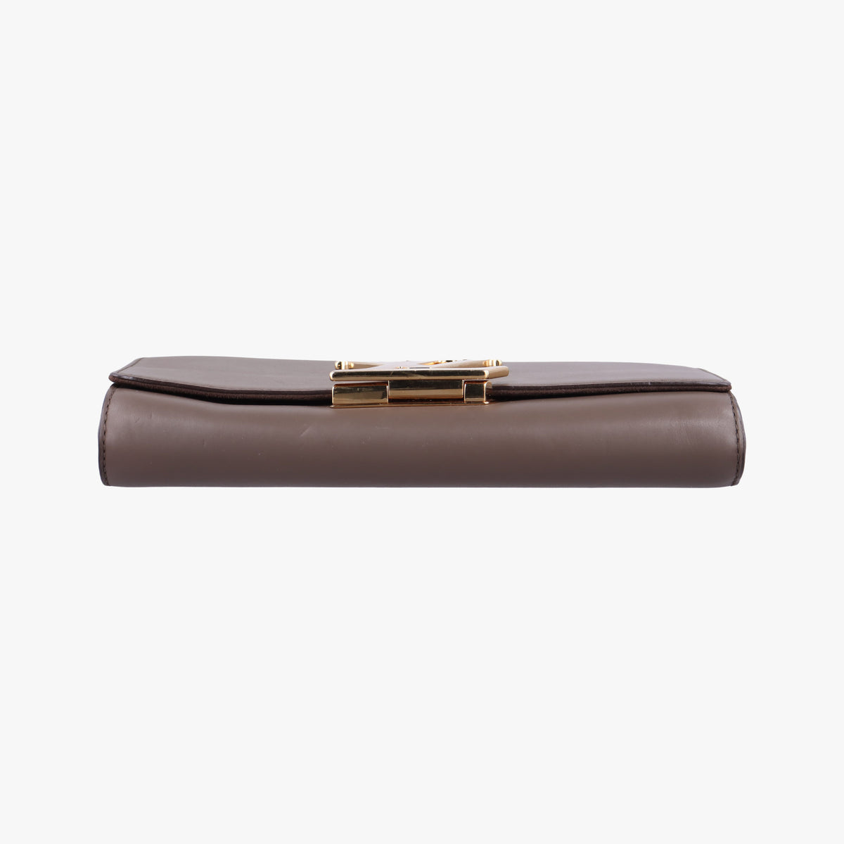 Pre-owned Louis Vuitton LOUISE MM Brown Leather M94647 shoulderbag | stylenewstar