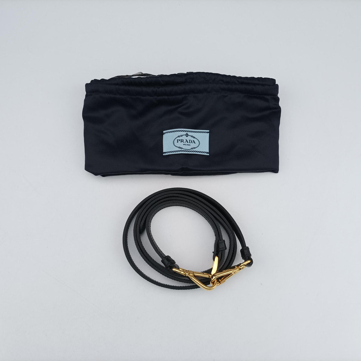 Pre-owned Prada Galleria Black SAFFIANO Leather BN2274 shoulderbag | stylenewstar