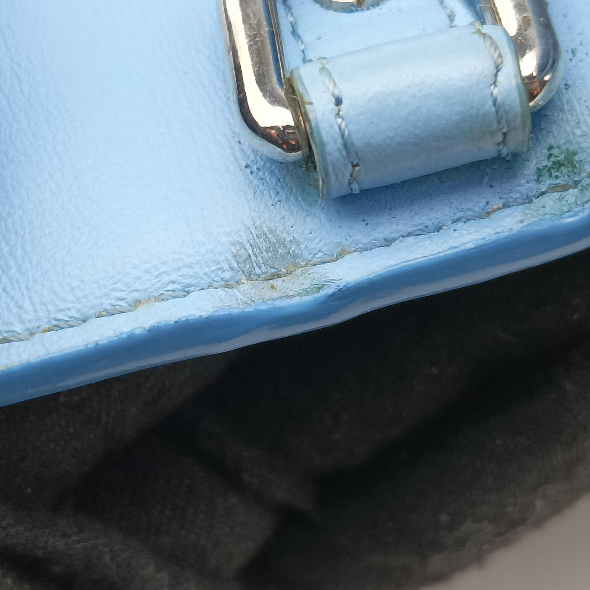 Pre-owned Christian Dior Be Dior Navy×Blue Leather  shoulderbag | stylenewstar