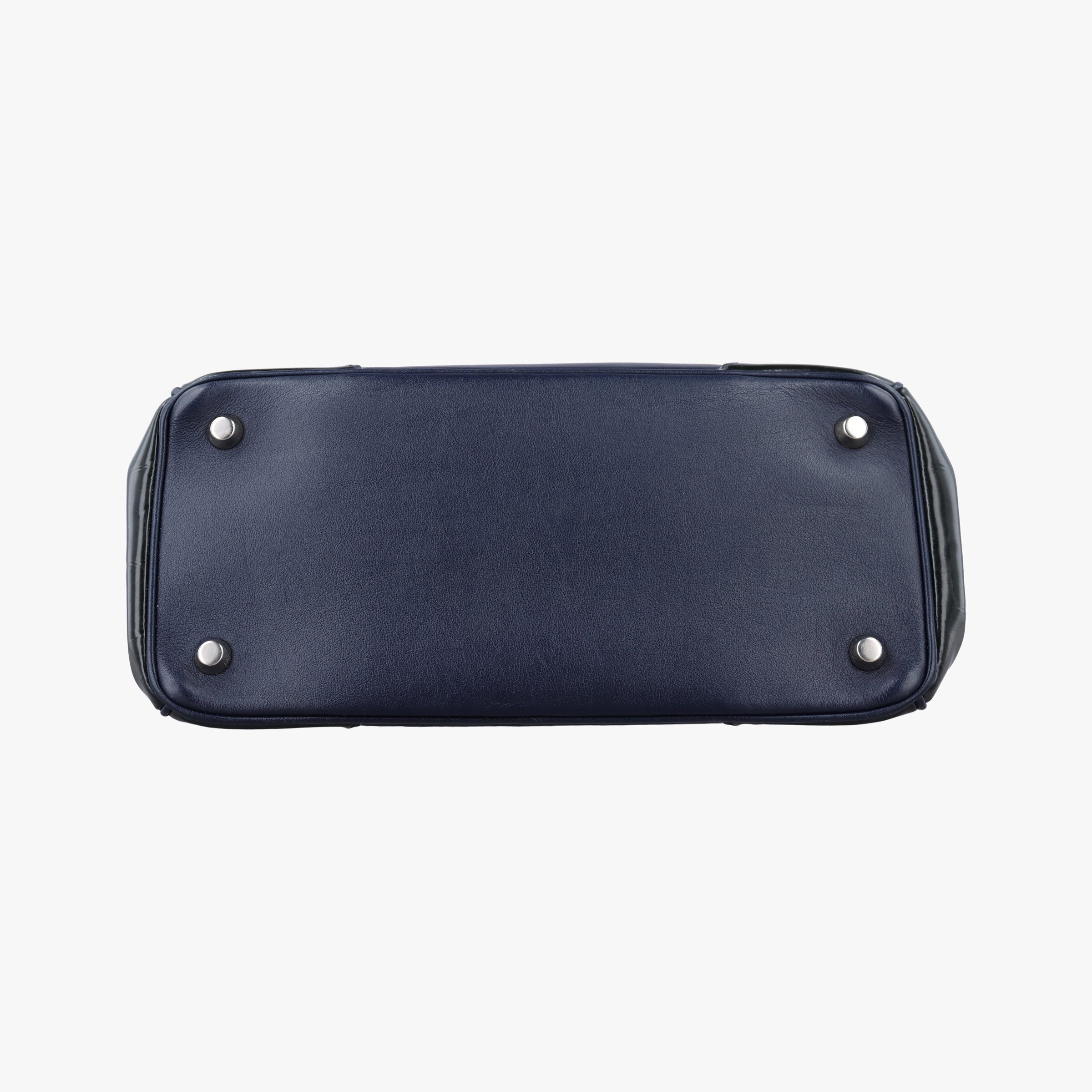 Pre-owned Christian Dior Be Dior Navy×Blue Leather  shoulderbag | stylenewstar