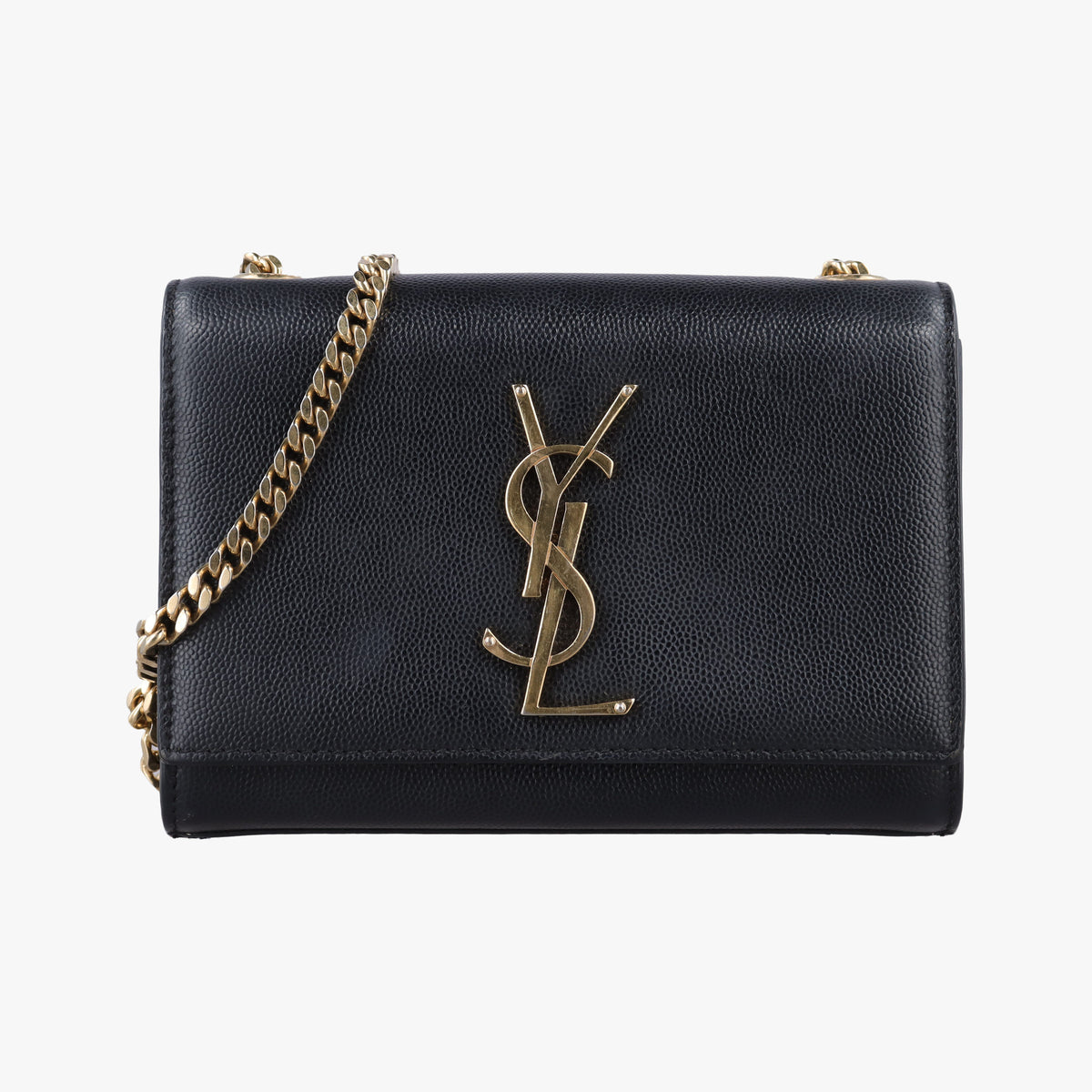 Vintage Yves Saint Laurent KATE Black Leather 354121 shoulderbag | stylenewstar