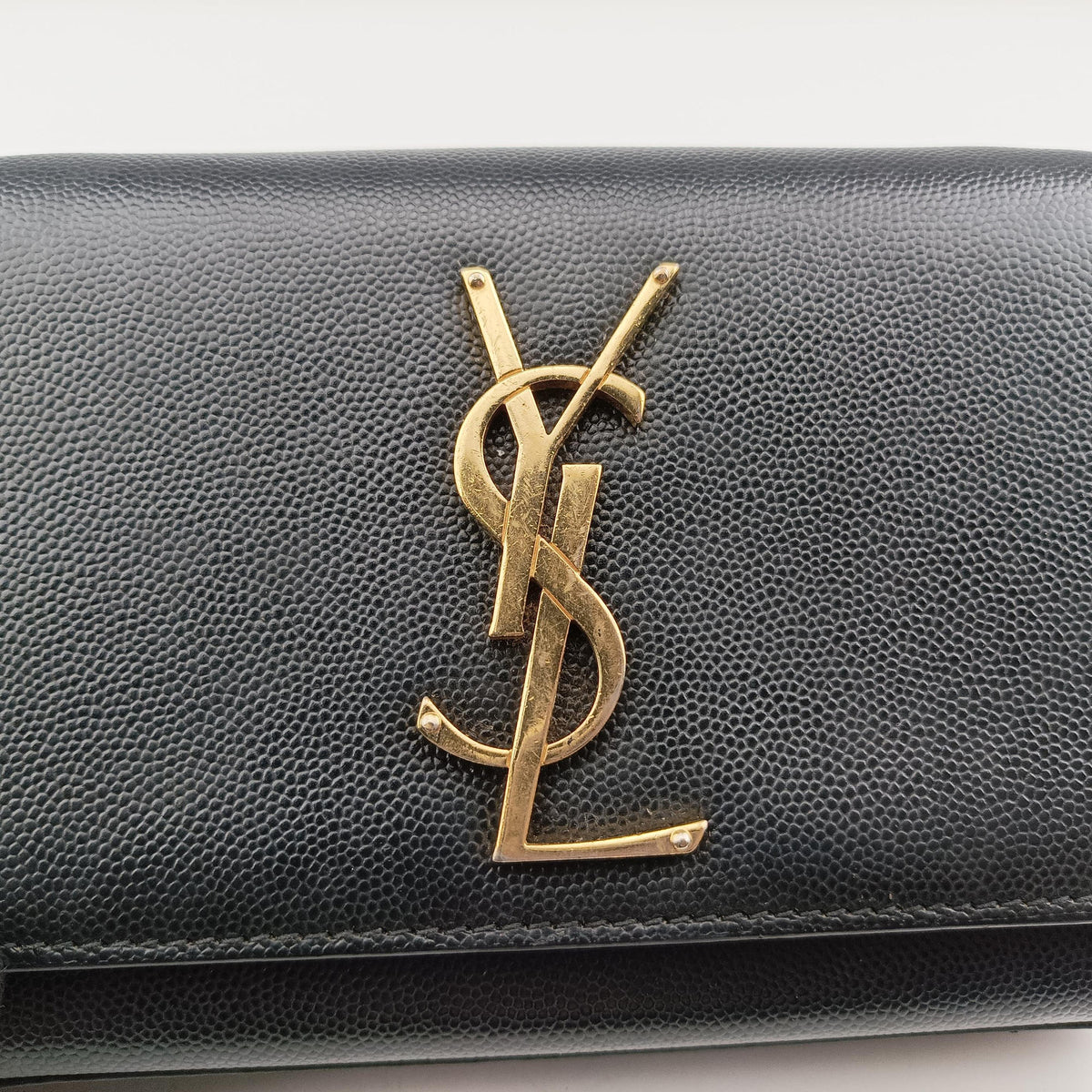Vintage Yves Saint Laurent KATE Black Leather 354121 shoulderbag | stylenewstar