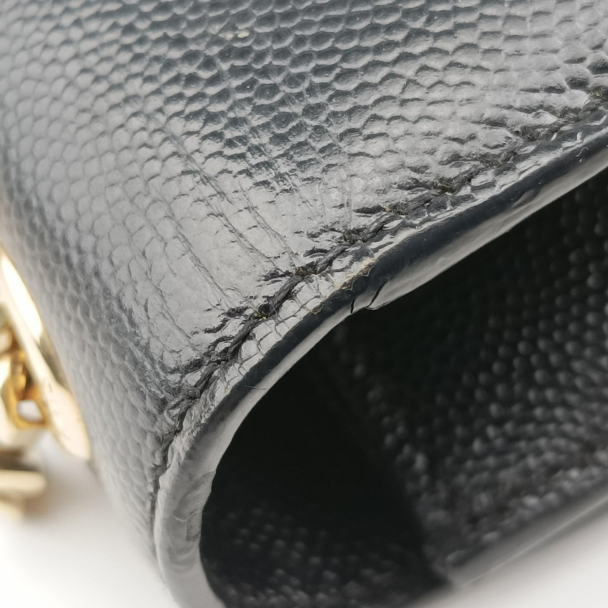 Vintage Yves Saint Laurent KATE Black Leather 354121 shoulderbag | stylenewstar