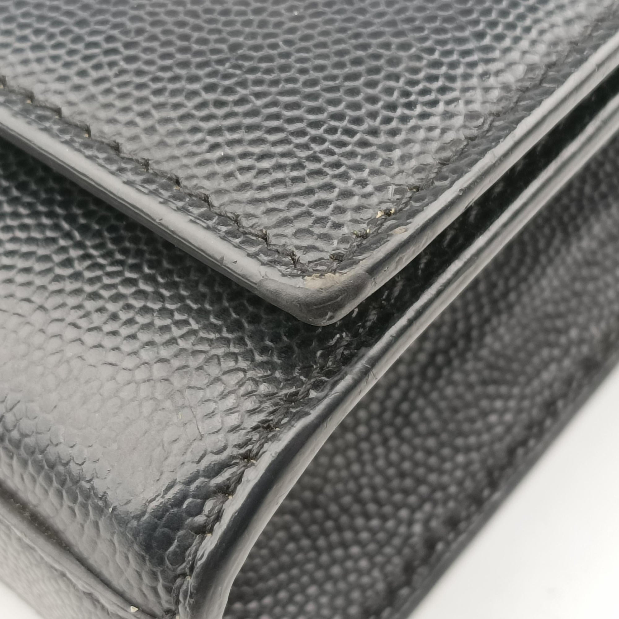 Vintage Yves Saint Laurent KATE Black Leather 354121 shoulderbag | stylenewstar
