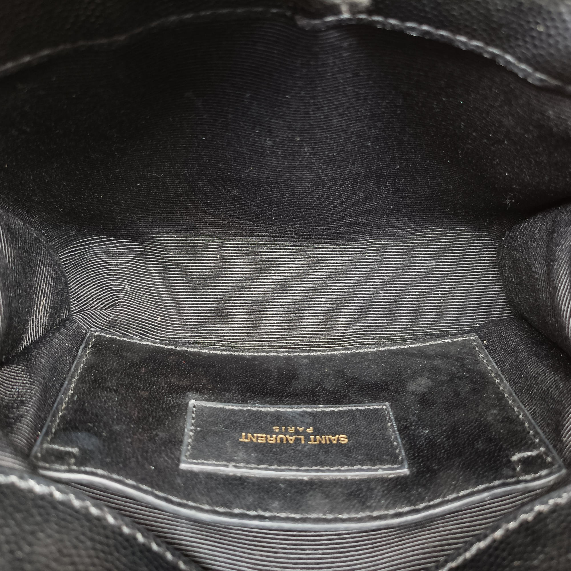 Vintage Yves Saint Laurent KATE Black Leather 354121 shoulderbag | stylenewstar