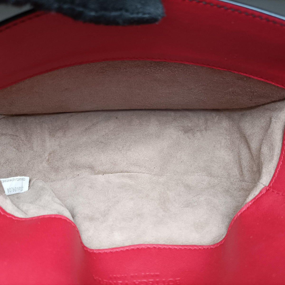 Vintage Bottega Veneta Luna Intrecciato Red lambskin  shoulderbag | stylenewstar