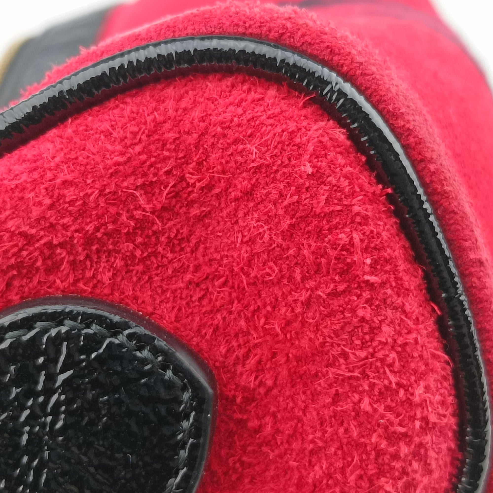 Secondhand Gucci OPHIDIA Black×red suede×leather 517350 shoulderbag | stylenewstar