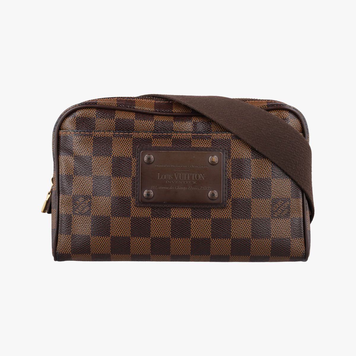 Pre-owned Louis Vuitton Bum Bag Brooklyn EBENE Damier Canvas N41101 bum bag/waist bag | stylenewstar