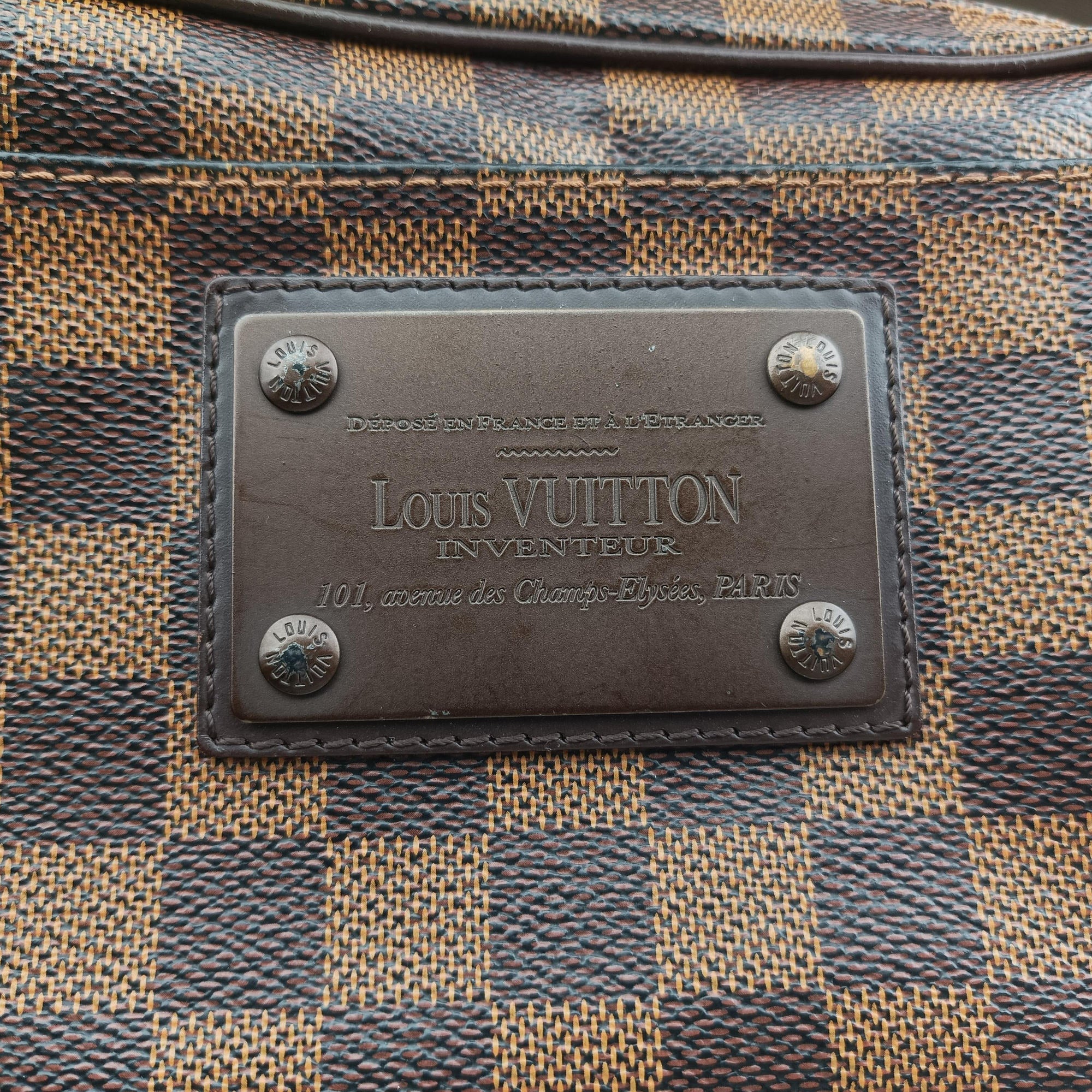 Pre-owned Louis Vuitton Bum Bag Brooklyn EBENE Damier Canvas N41101 bum bag/waist bag | stylenewstar