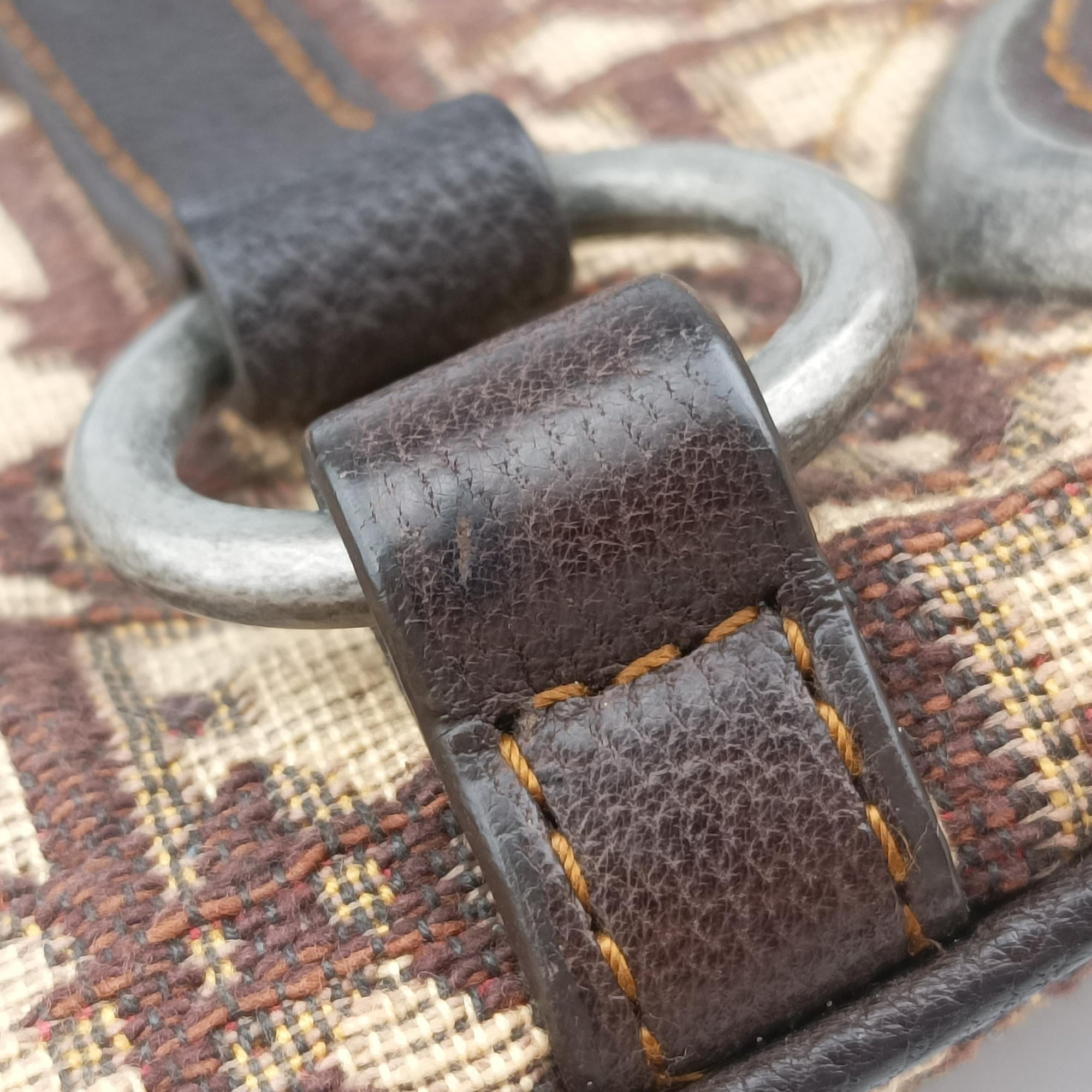Secondhand Christian Dior Trotter Brown Canvas × Leather  handbag | stylenewstar