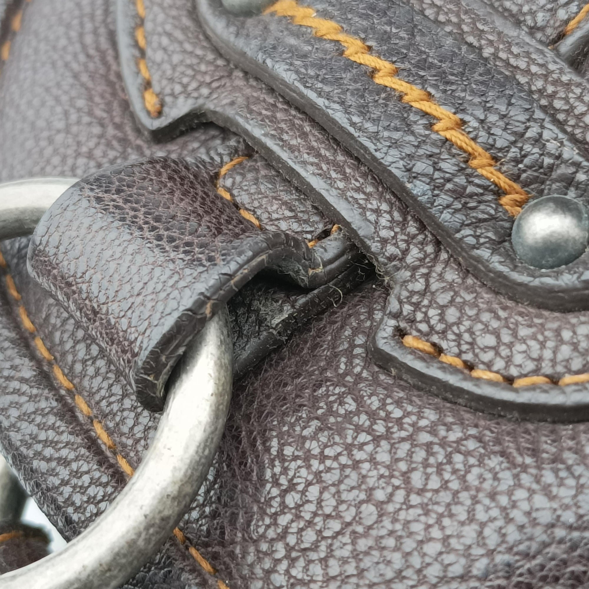 Secondhand Christian Dior Trotter Brown Canvas × Leather  handbag | stylenewstar