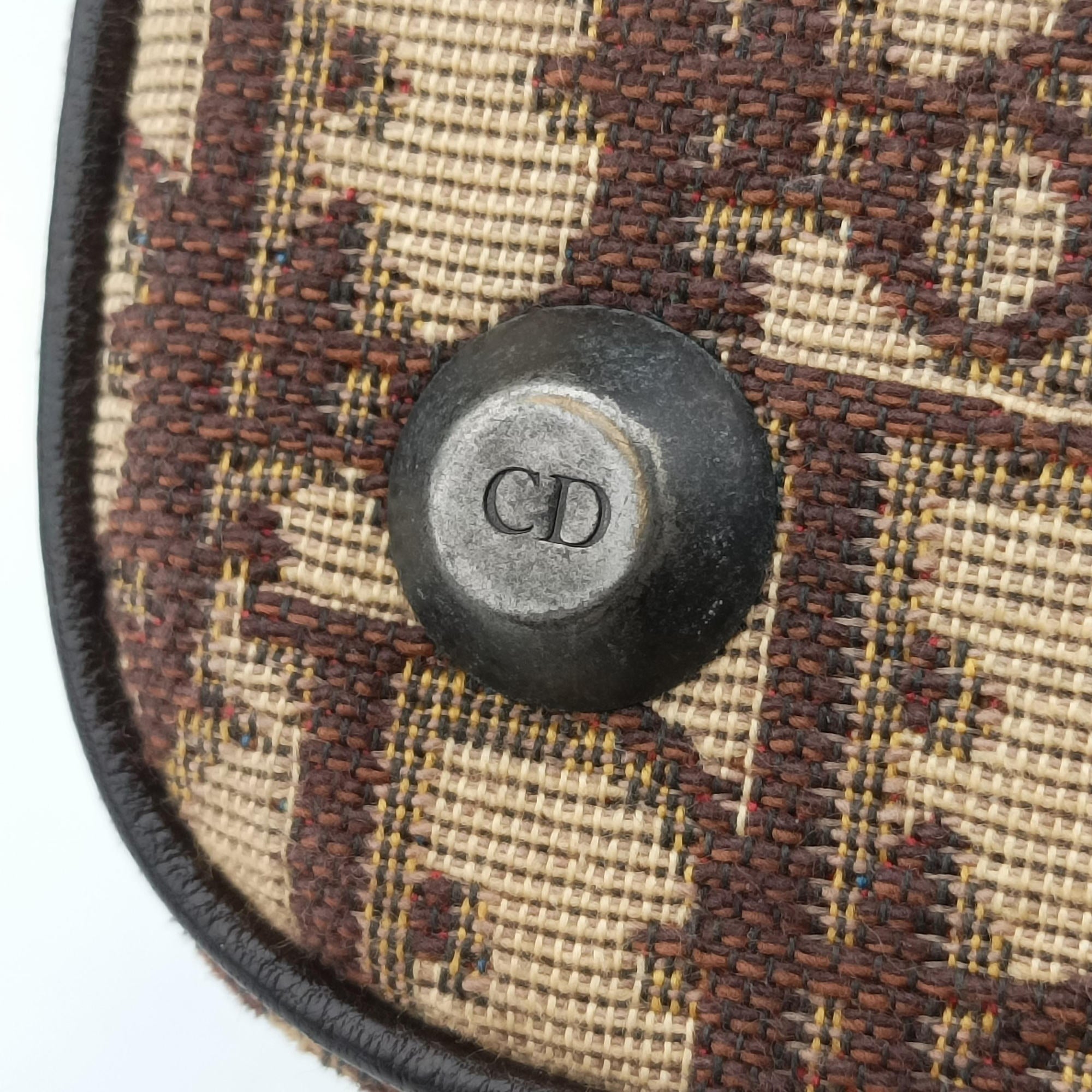 Secondhand Christian Dior Trotter Brown Canvas × Leather  handbag | stylenewstar