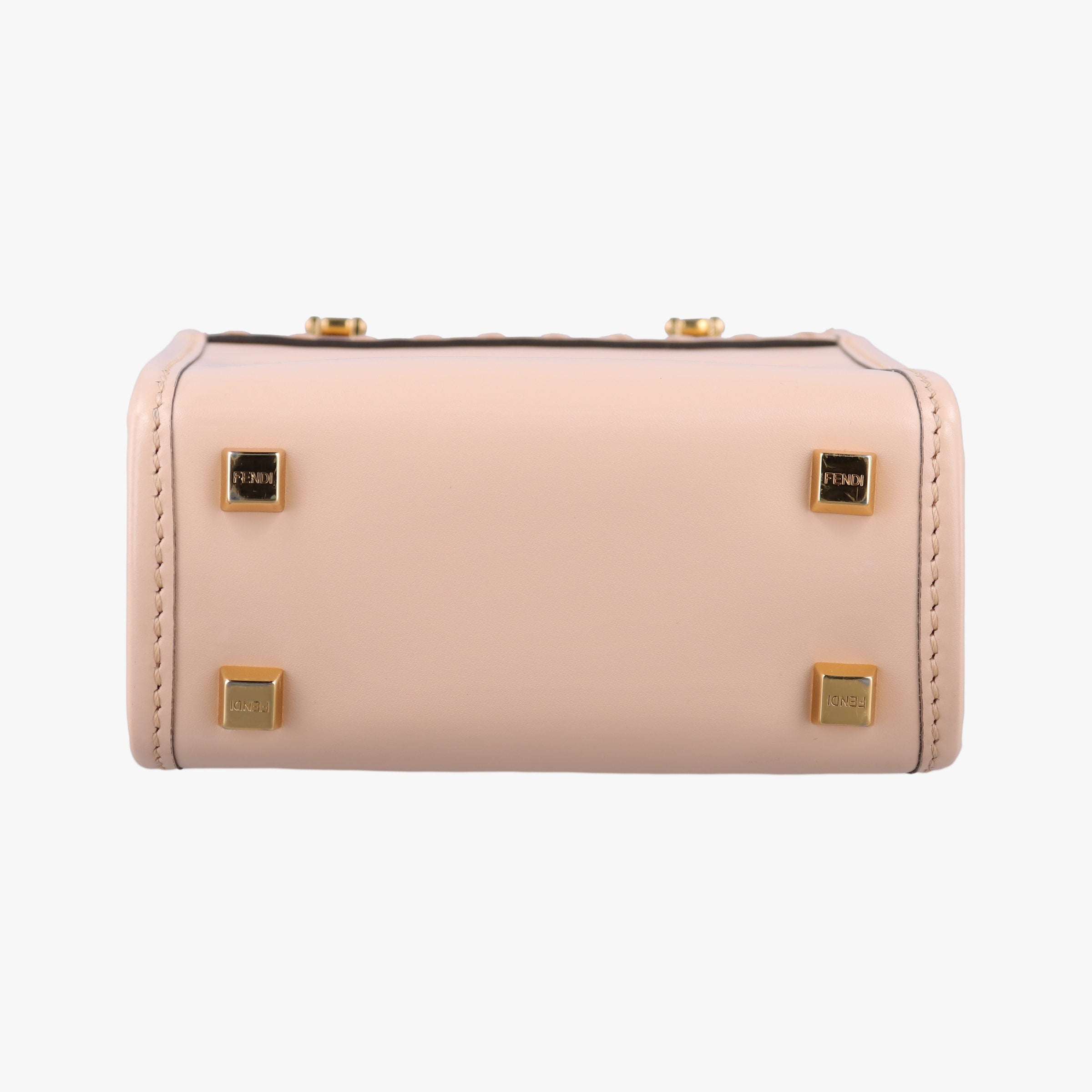 Pre-owned Fendi MINI SUNSHINE SHOPPER Pink Leather 8BS051 shoulderbag | stylenewstar