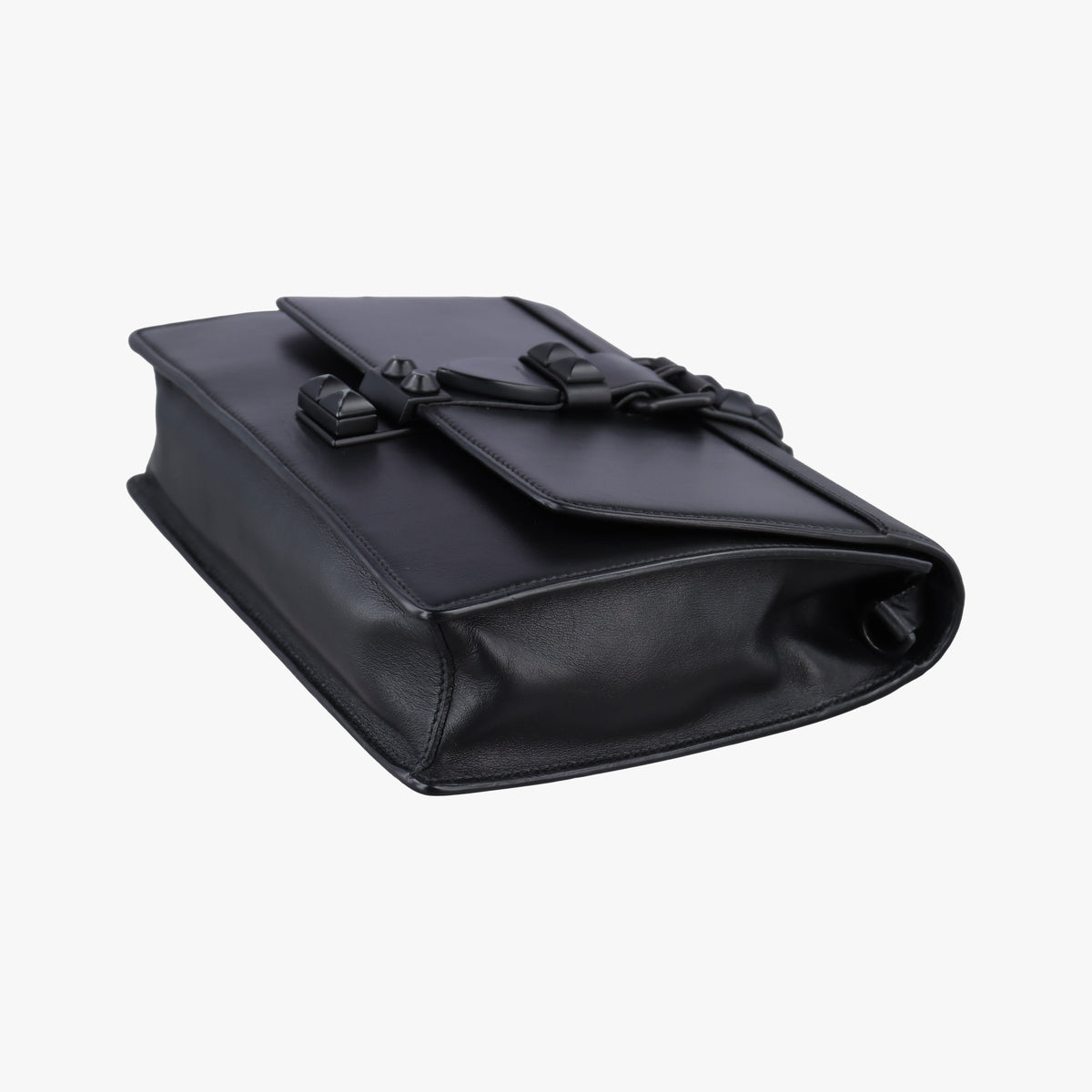 Secondhand Prada Electra Studded Black Leather 1BD120 shoulderbag | stylenewstar