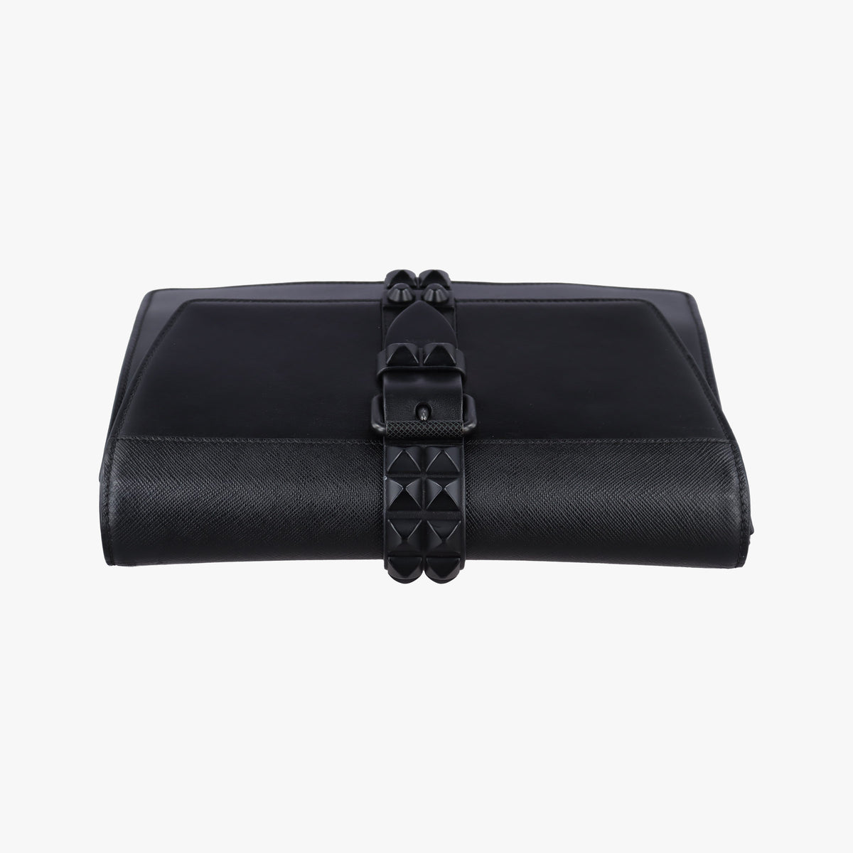 Secondhand Prada Electra Studded Black Leather 1BD120 shoulderbag | stylenewstar