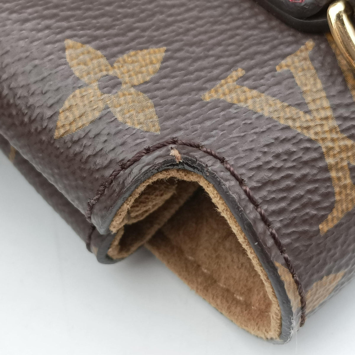Vintage Louis Vuitton MARIGNAN Brown×COQUELICOT Monogram Canvas×calf leather M44544 shoulderbag | stylenewstar