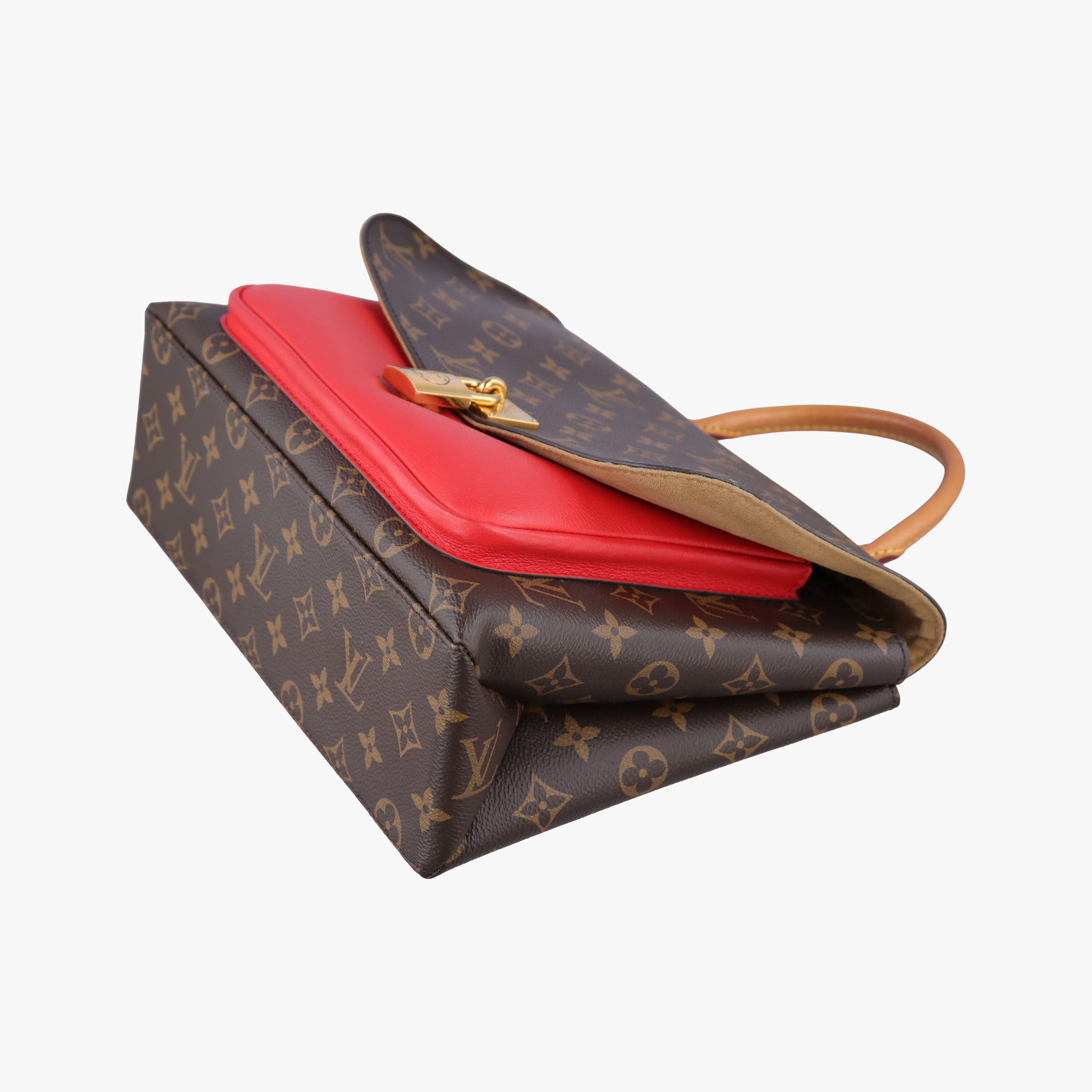 Vintage Louis Vuitton MARIGNAN Brown×COQUELICOT Monogram Canvas×calf leather M44544 shoulderbag | stylenewstar