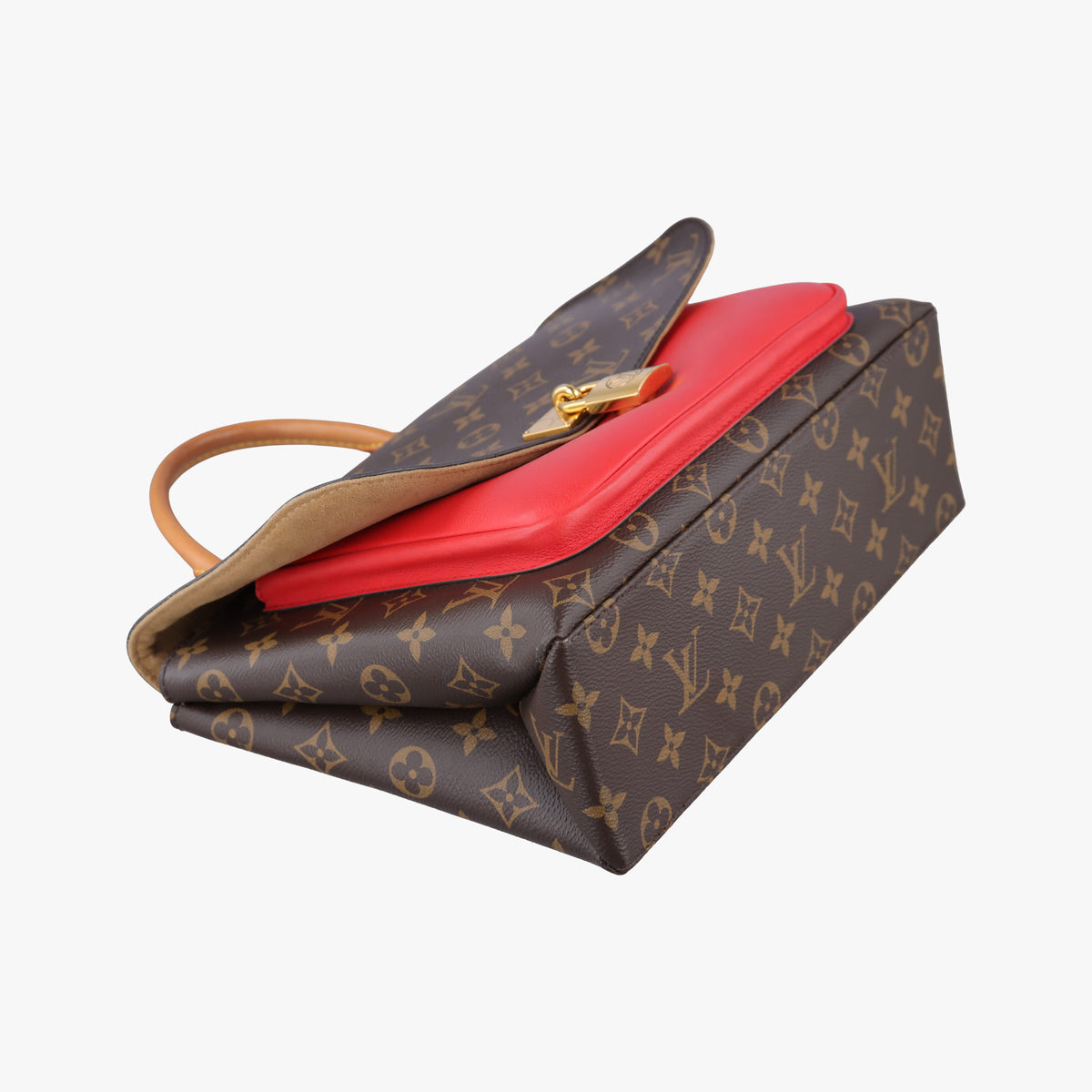 Vintage Louis Vuitton MARIGNAN Brown×COQUELICOT Monogram Canvas×calf leather M44544 shoulderbag | stylenewstar