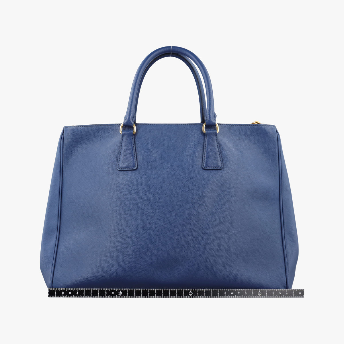 Pre-owned Prada Galleria Blue SAFFIANO Leather BN2274 handbag | stylenewstar