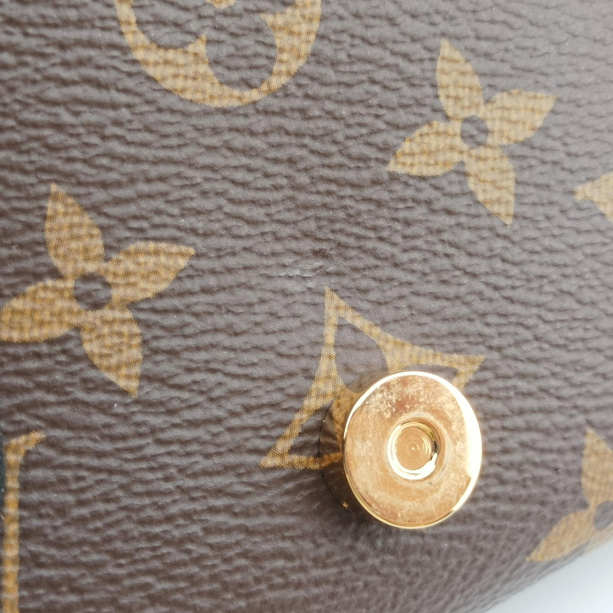 Pre-owned Louis Vuitton Padlock on strap Brown Monogram canvas×calf leather M80763 shoulderbag | stylenewstar