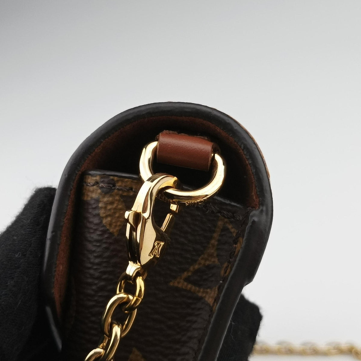 Pre-owned Louis Vuitton Padlock on strap Brown Monogram canvas×calf leather M80763 shoulderbag | stylenewstar