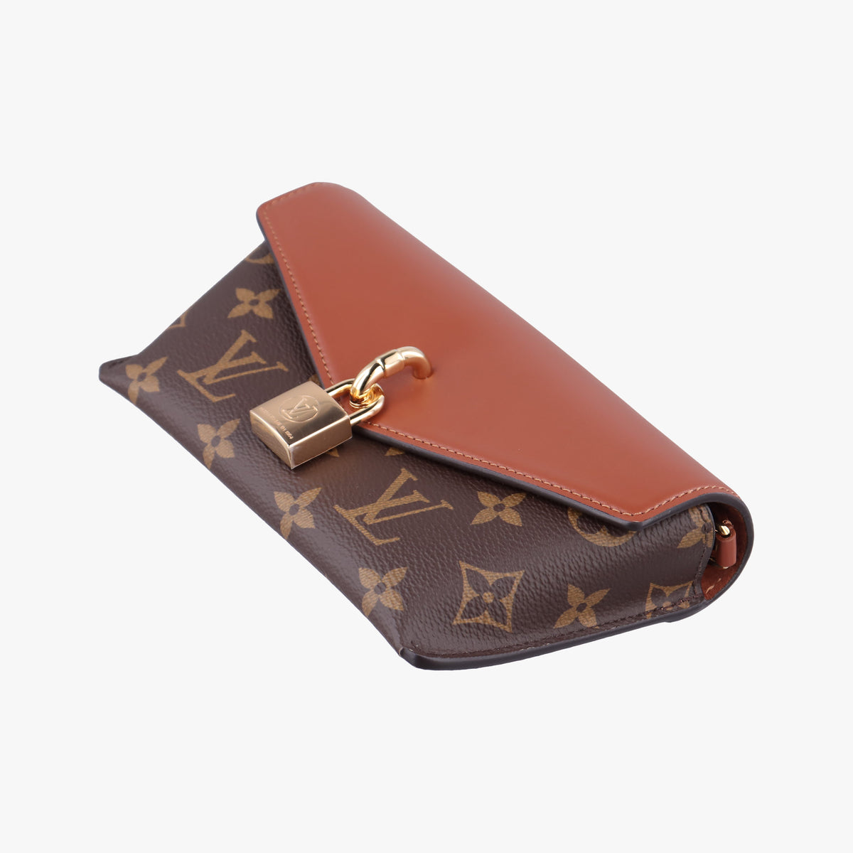 Pre-owned Louis Vuitton Padlock on strap Brown Monogram canvas×calf leather M80763 shoulderbag | stylenewstar