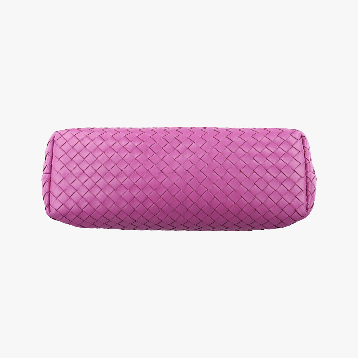 Pre-owned Bottega Veneta Intrecciato Olimpia Pink lambskin  shoulderbag | stylenewstar
